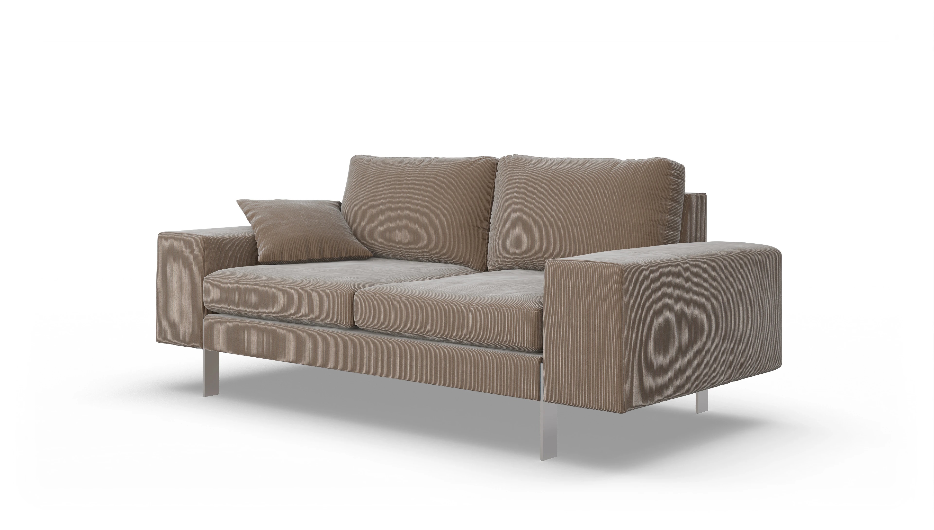 Ansicht des Produktes Catoira 2,5-Sitzer in Cord braun