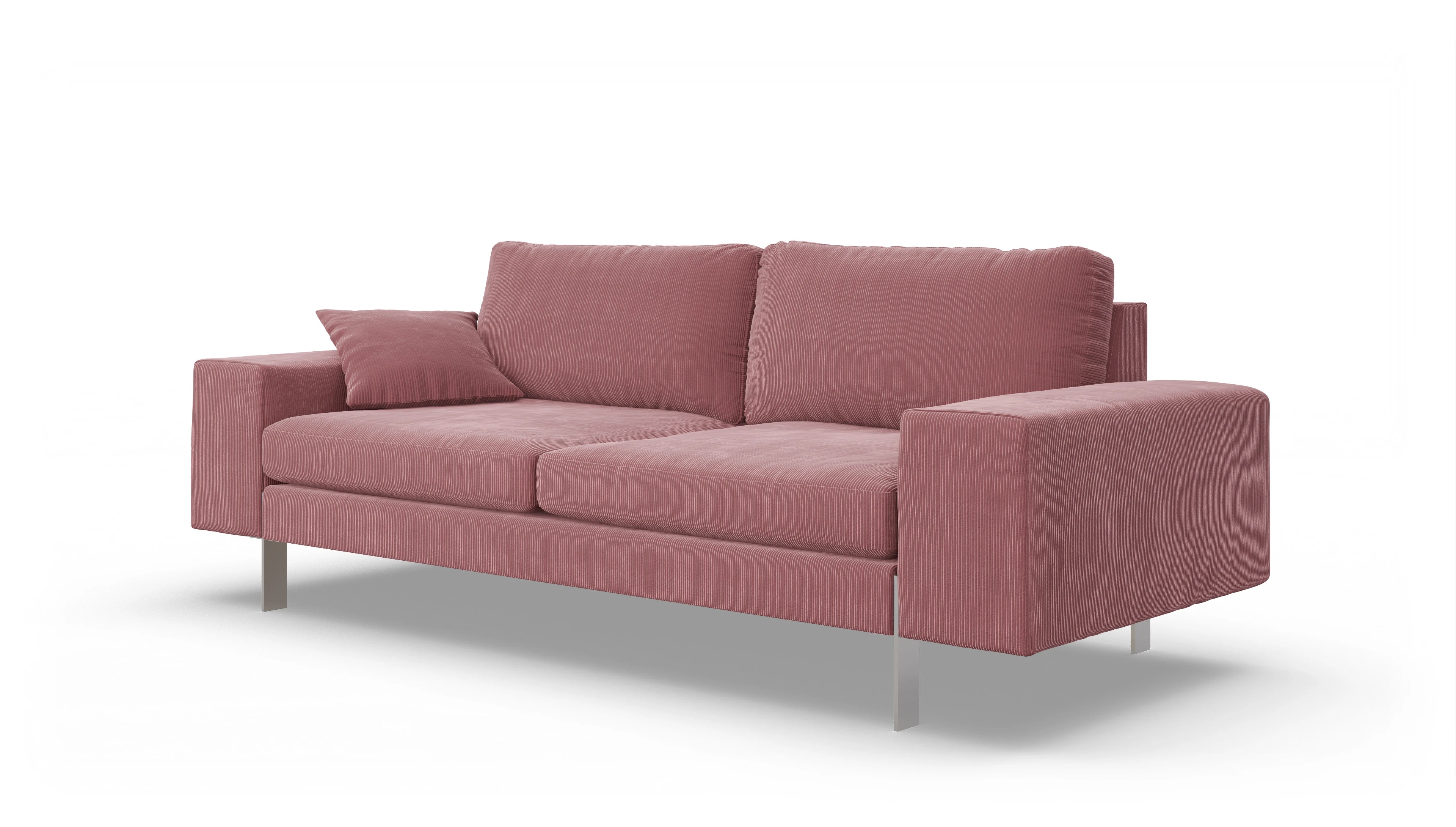 Ansicht des Produktes Catoira 3-Sitzer in Cord rot