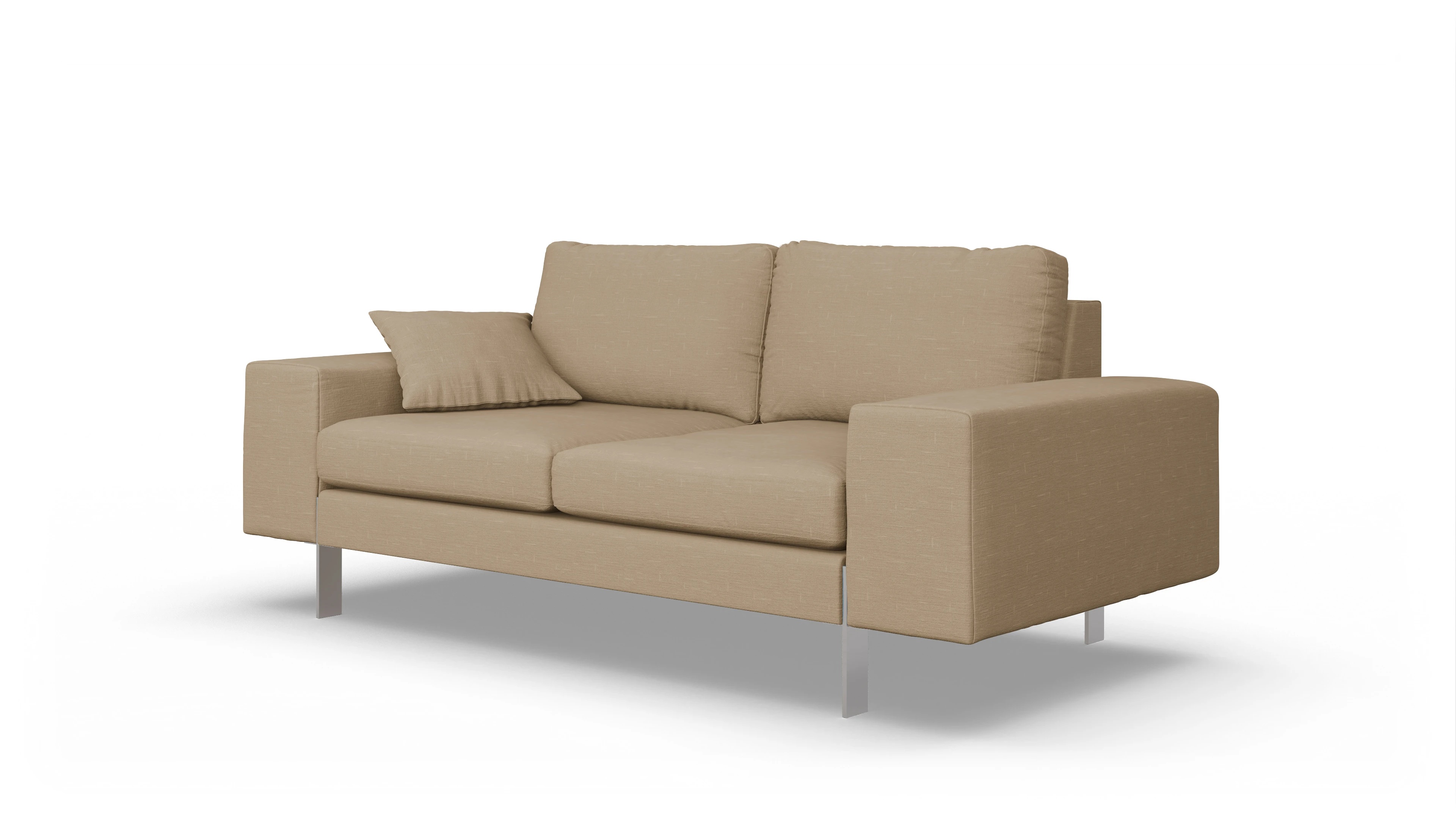 Ansicht des Produktes Catoira 2,5-Sitzer in Stoff braun