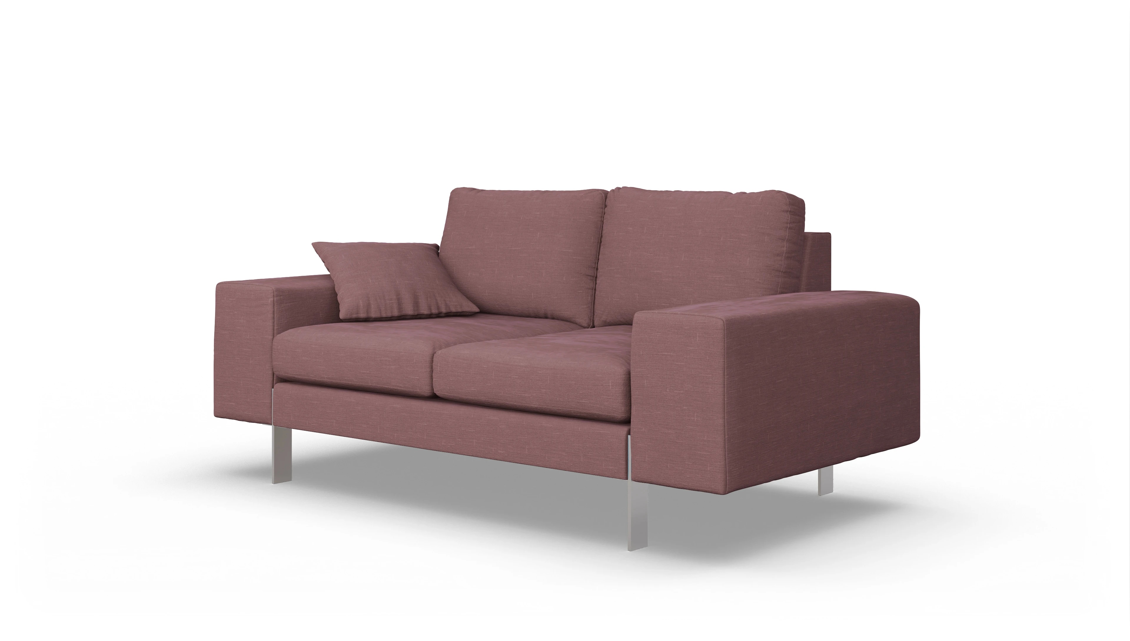 Ansicht des Produktes Catoira 2-Sitzer in Stoff rot