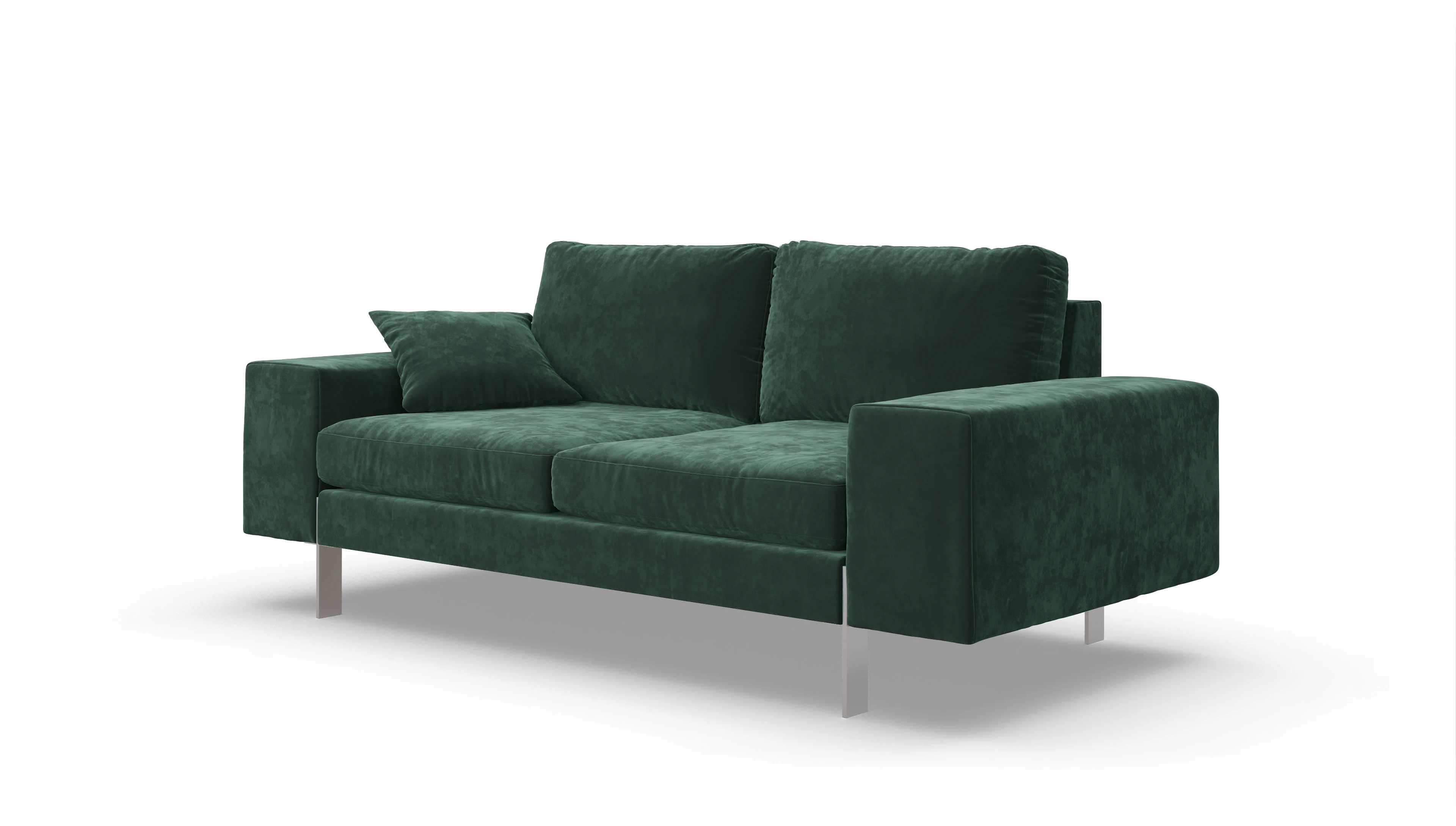 Ansicht des Produktes Catoira 2,5-Sitzer in Samt grün