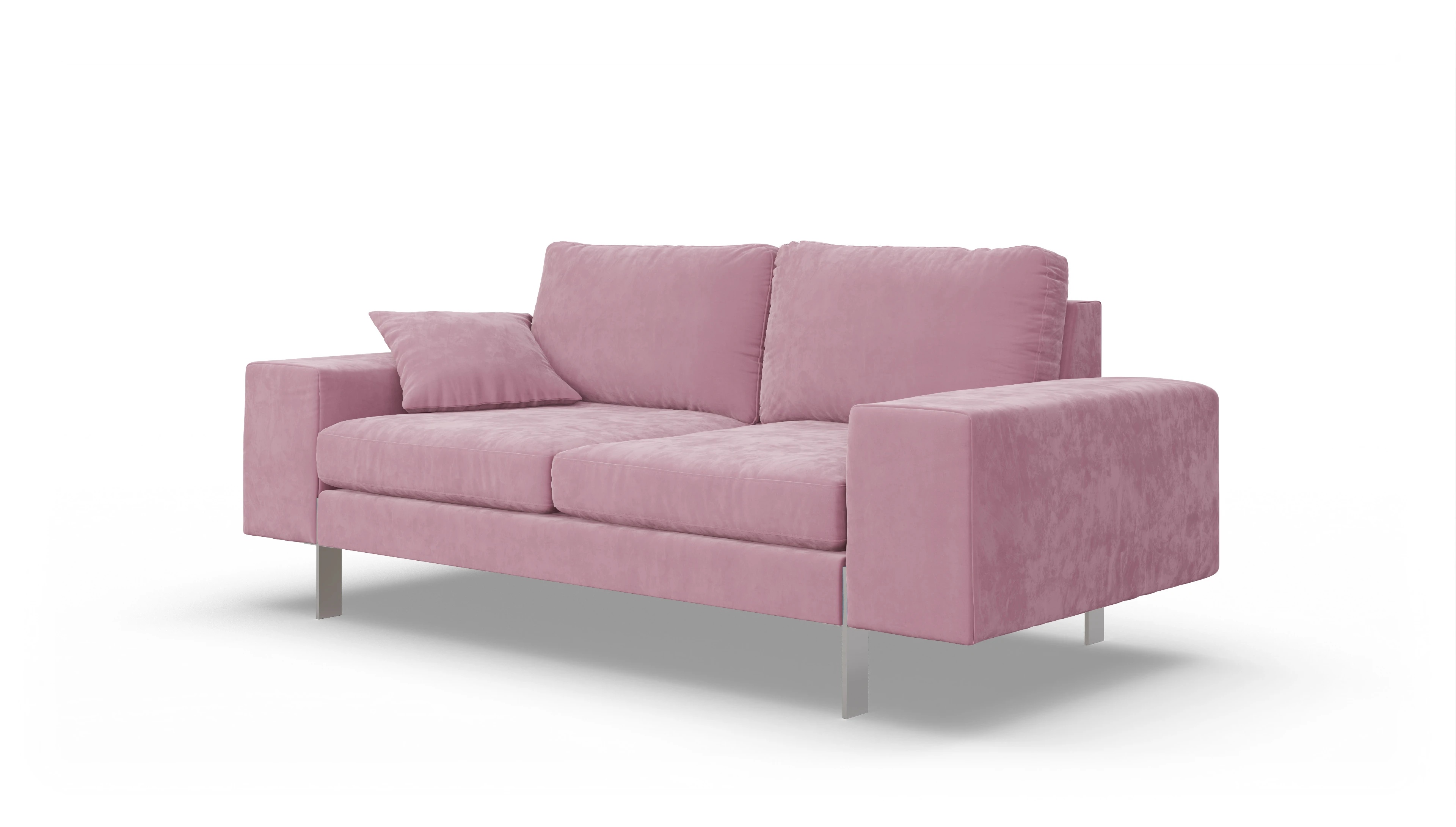 Ansicht des Produktes Catoira 2,5-Sitzer in Samt rot