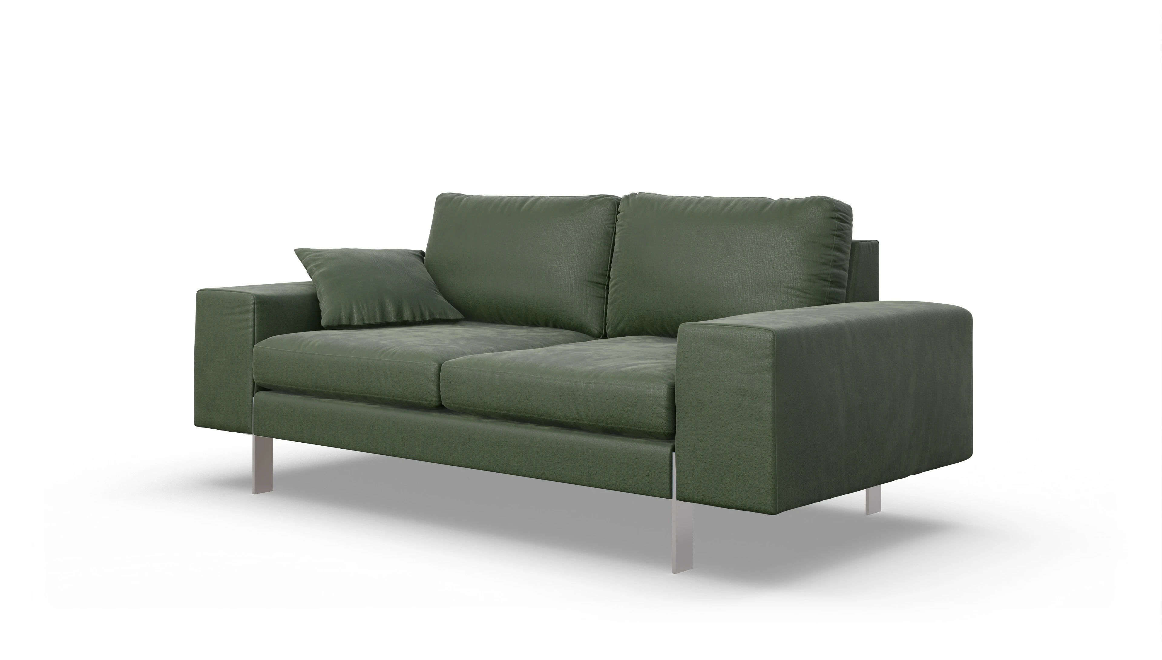 Ansicht des Produktes Catoira 2,5-Sitzer in Stoff grün