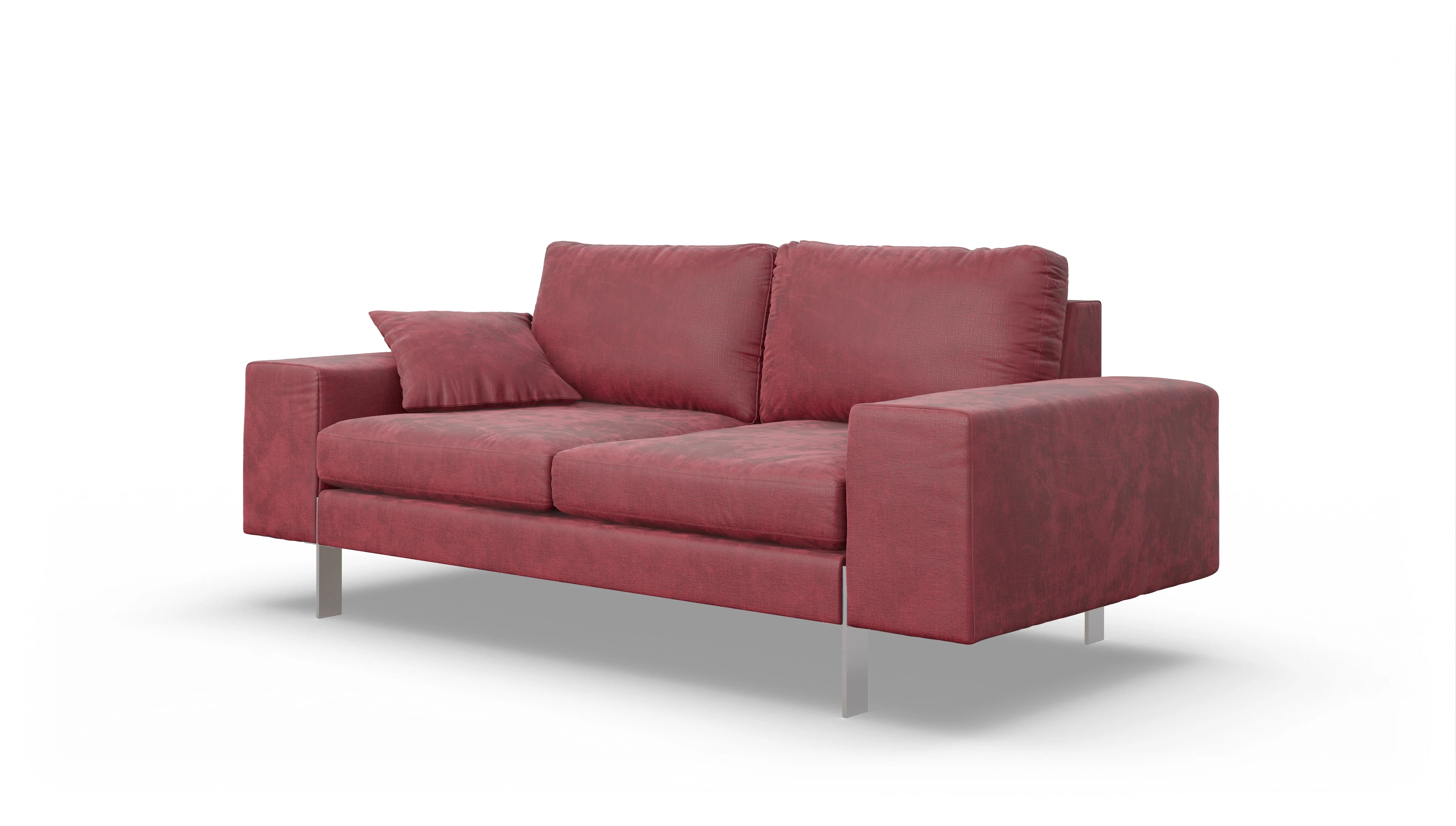 Ansicht des Produktes Catoira 2,5-Sitzer in Stoff rot