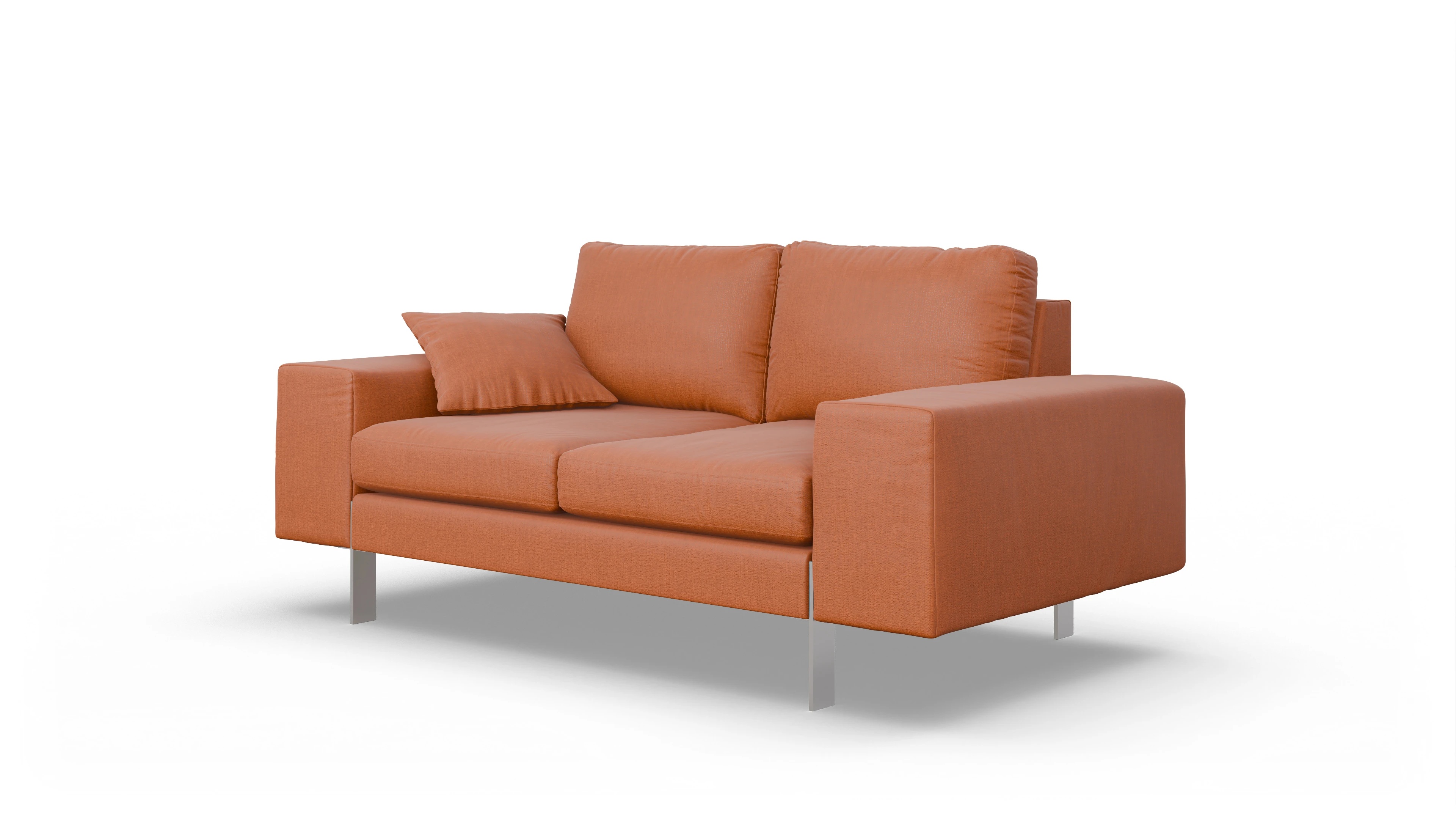 Ansicht des Produktes Catoira 2-Sitzer in Stoff orange