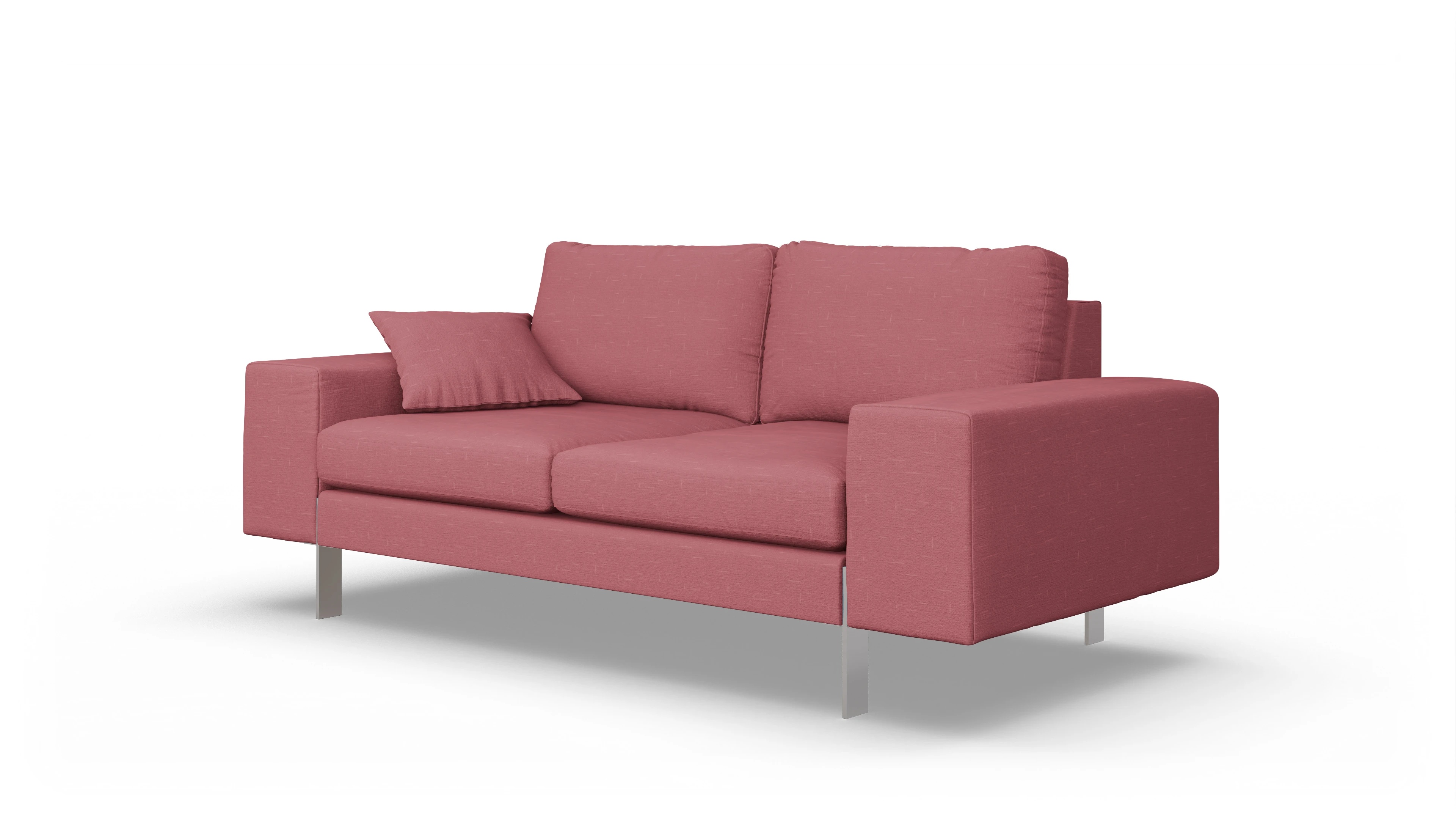 Catoira Stoffsofa Ansicht des Produktes Catoira 2,5-Sitzer in Stoff rot