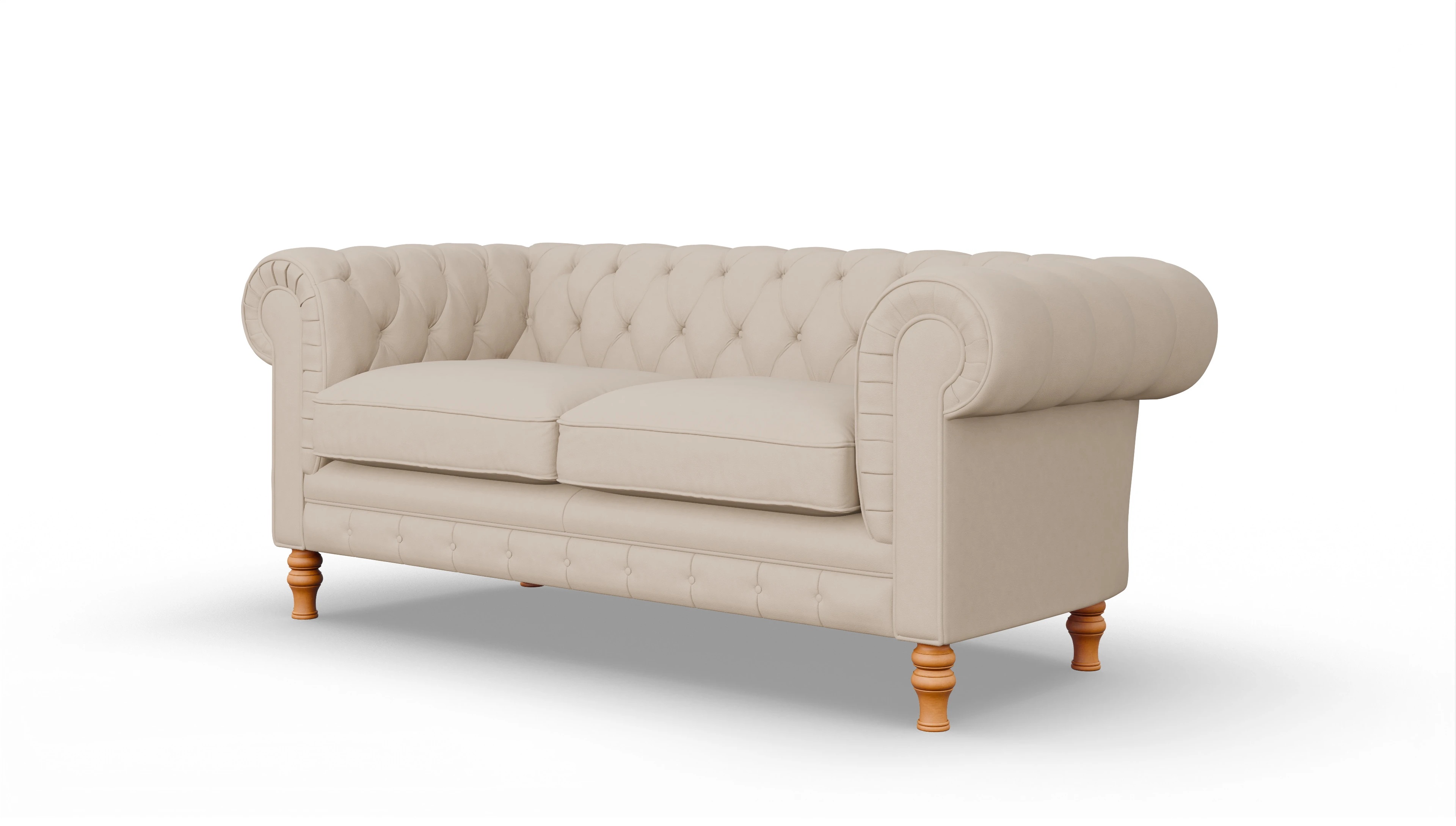 Ansicht des Produktes Countess 2-Sitzer in Leder beige