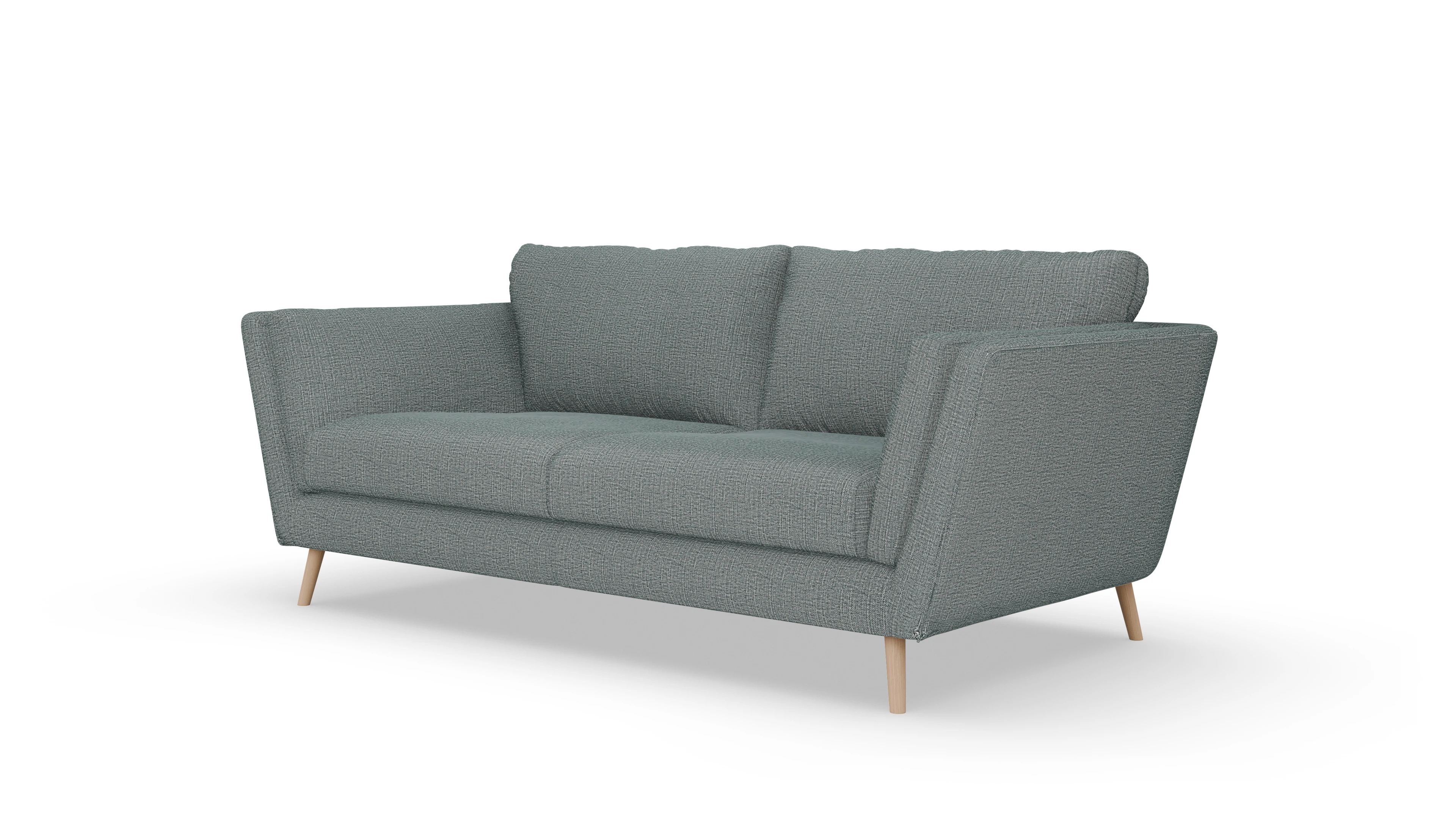 Ansicht des Produktes Sira 3-Sitzer in Stoff blau
