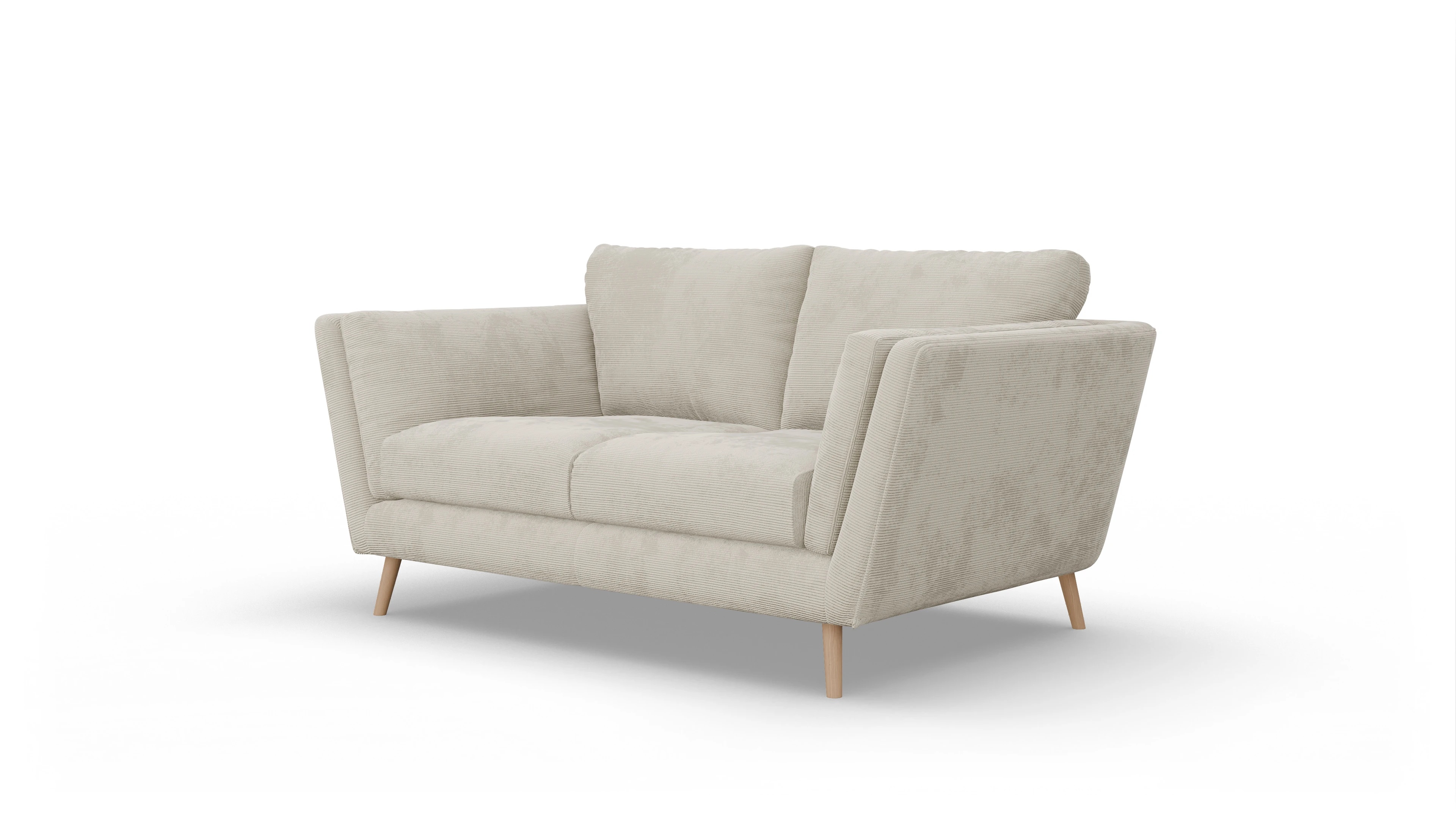 Ansicht des Produktes Sira 2-Sitzer in Cord weiß