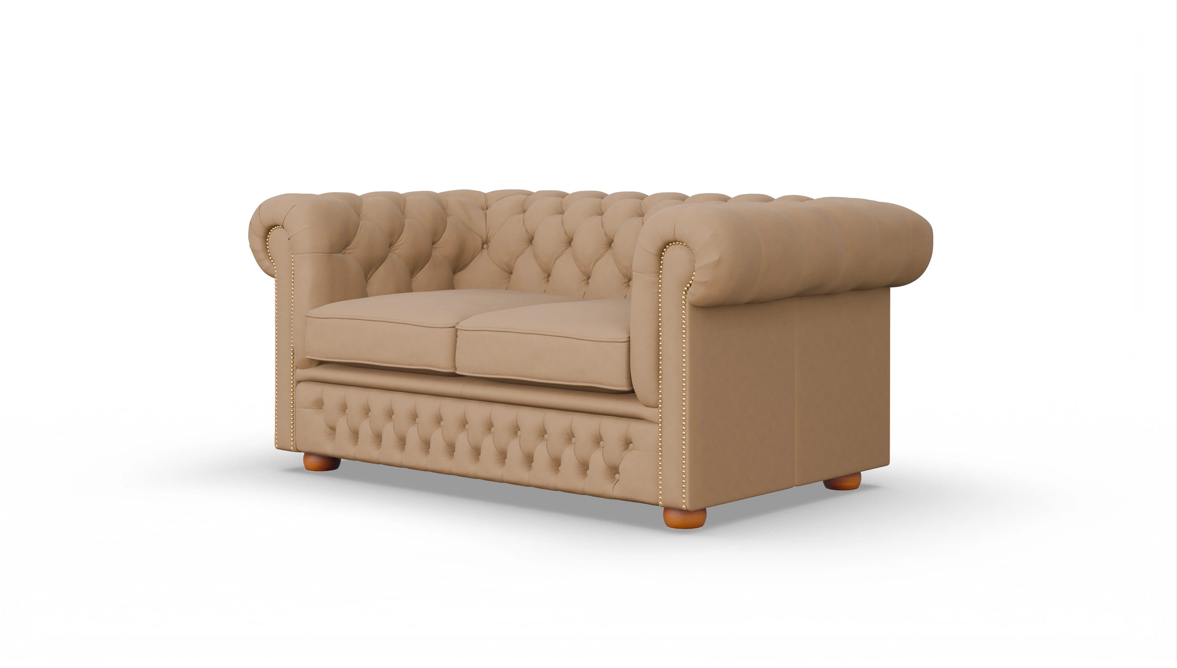 Ansicht des Produktes Islington 2-Sitzer in Leder braun