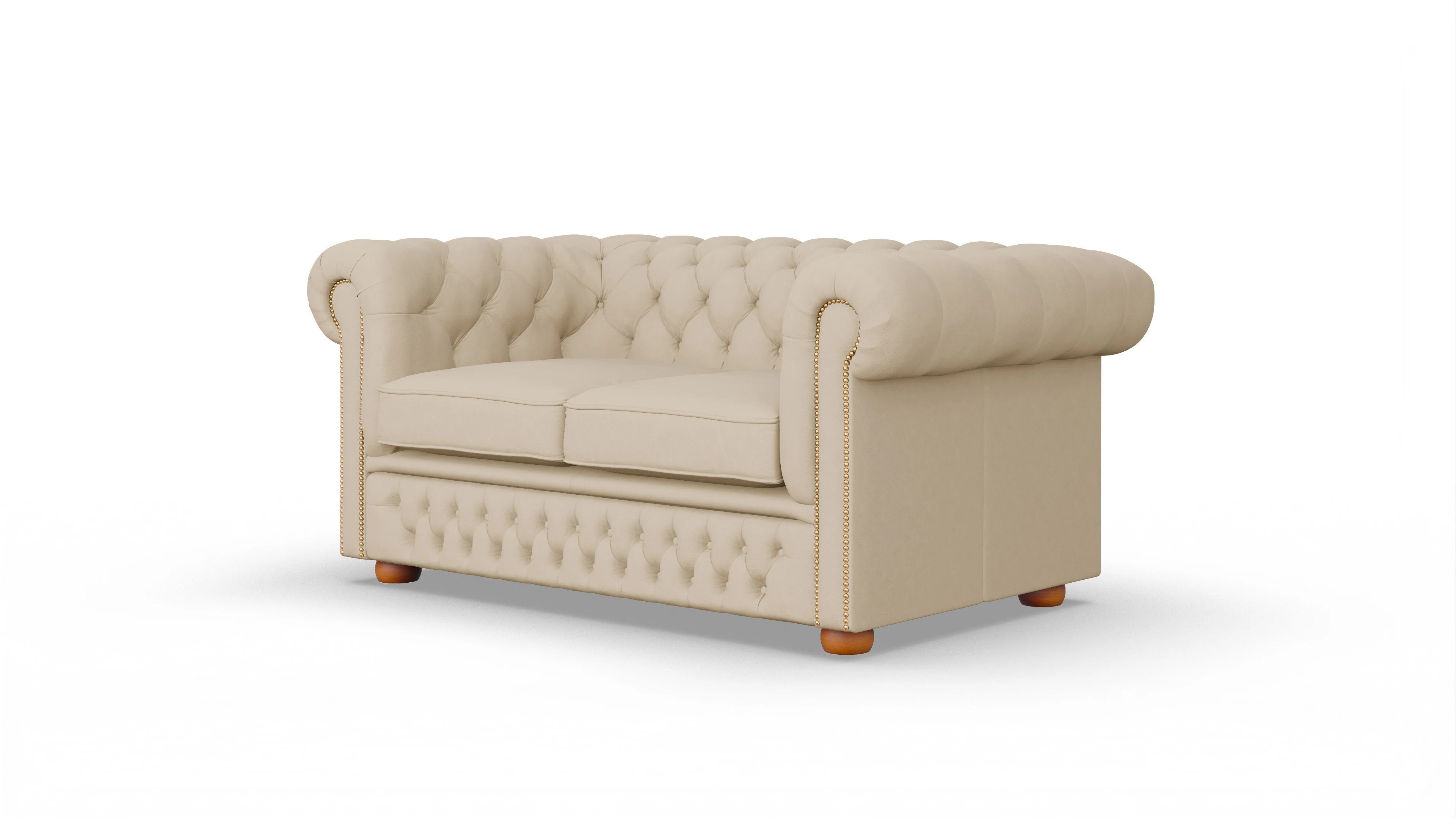 Ansicht des Produktes Islington 2-Sitzer in Leder beige