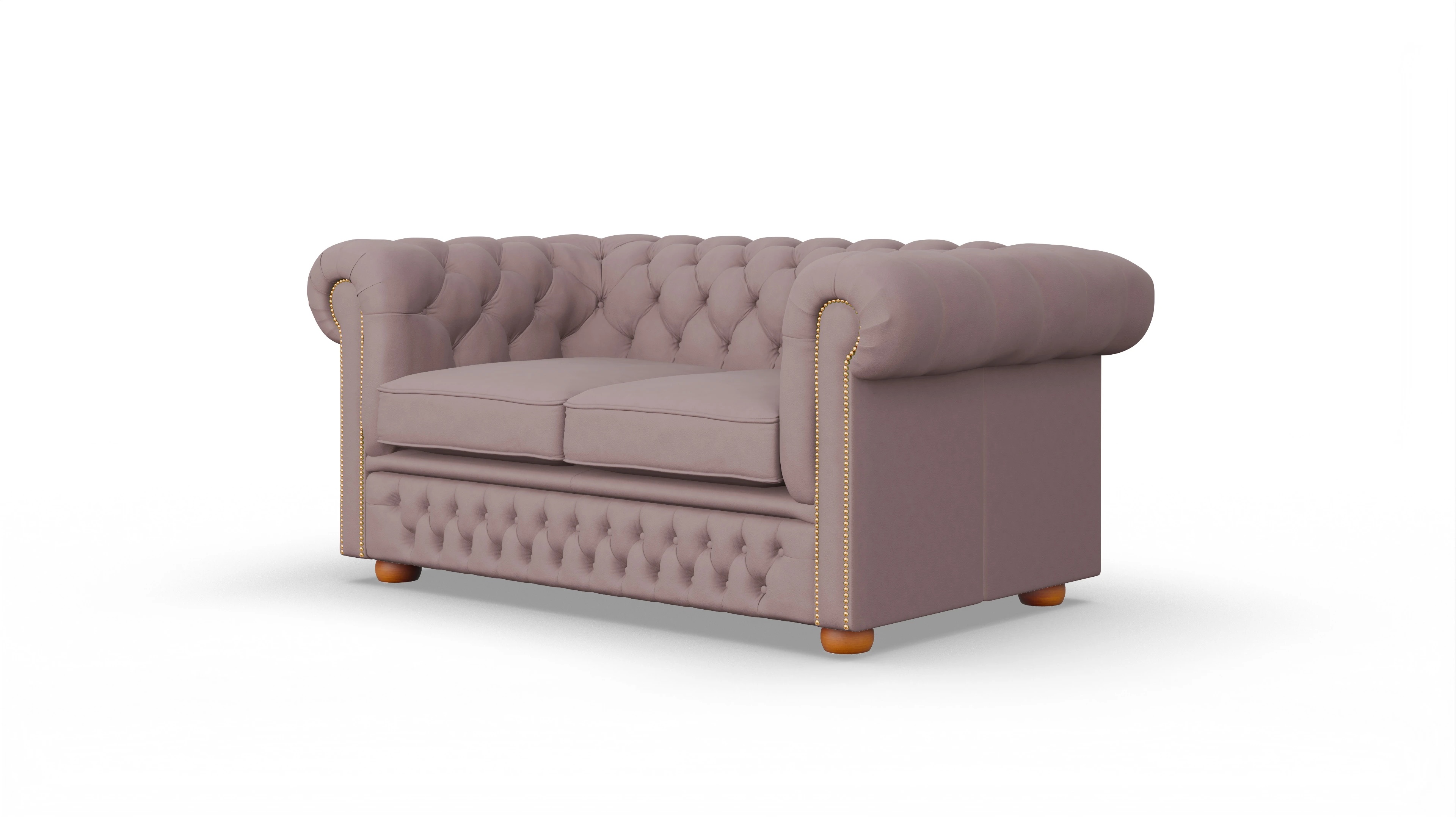 Ansicht des Produktes Islington 2-Sitzer in Leder rot