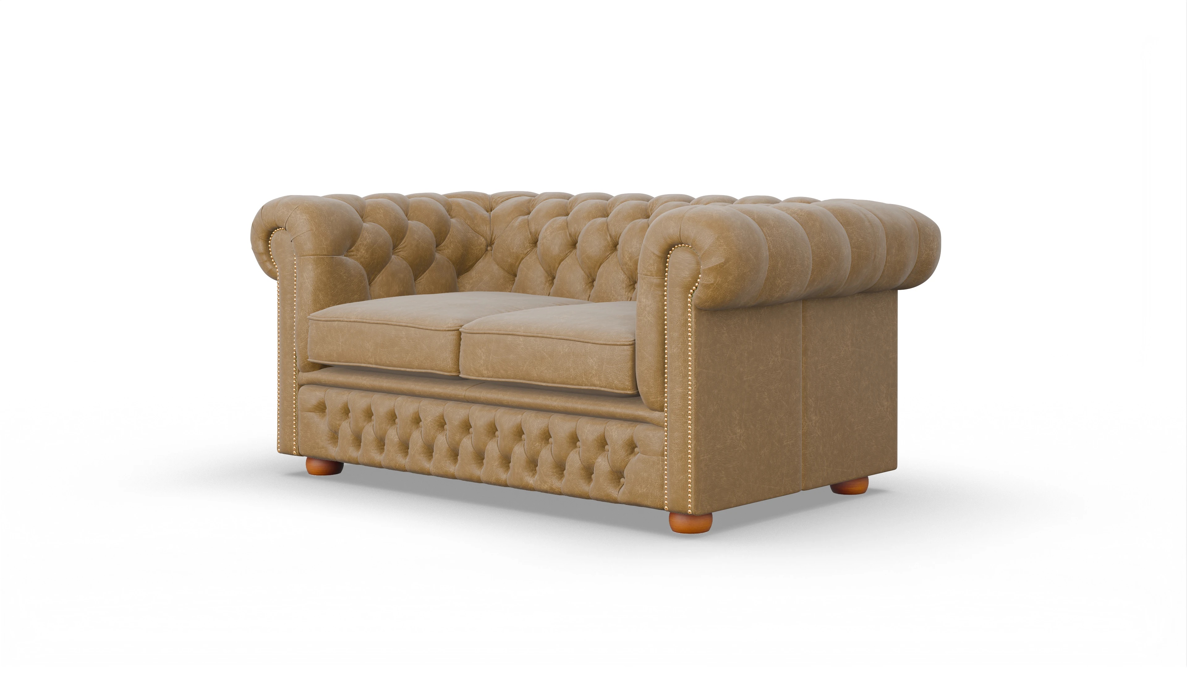 Ansicht des Produktes Islington 2-Sitzer in Leder braun