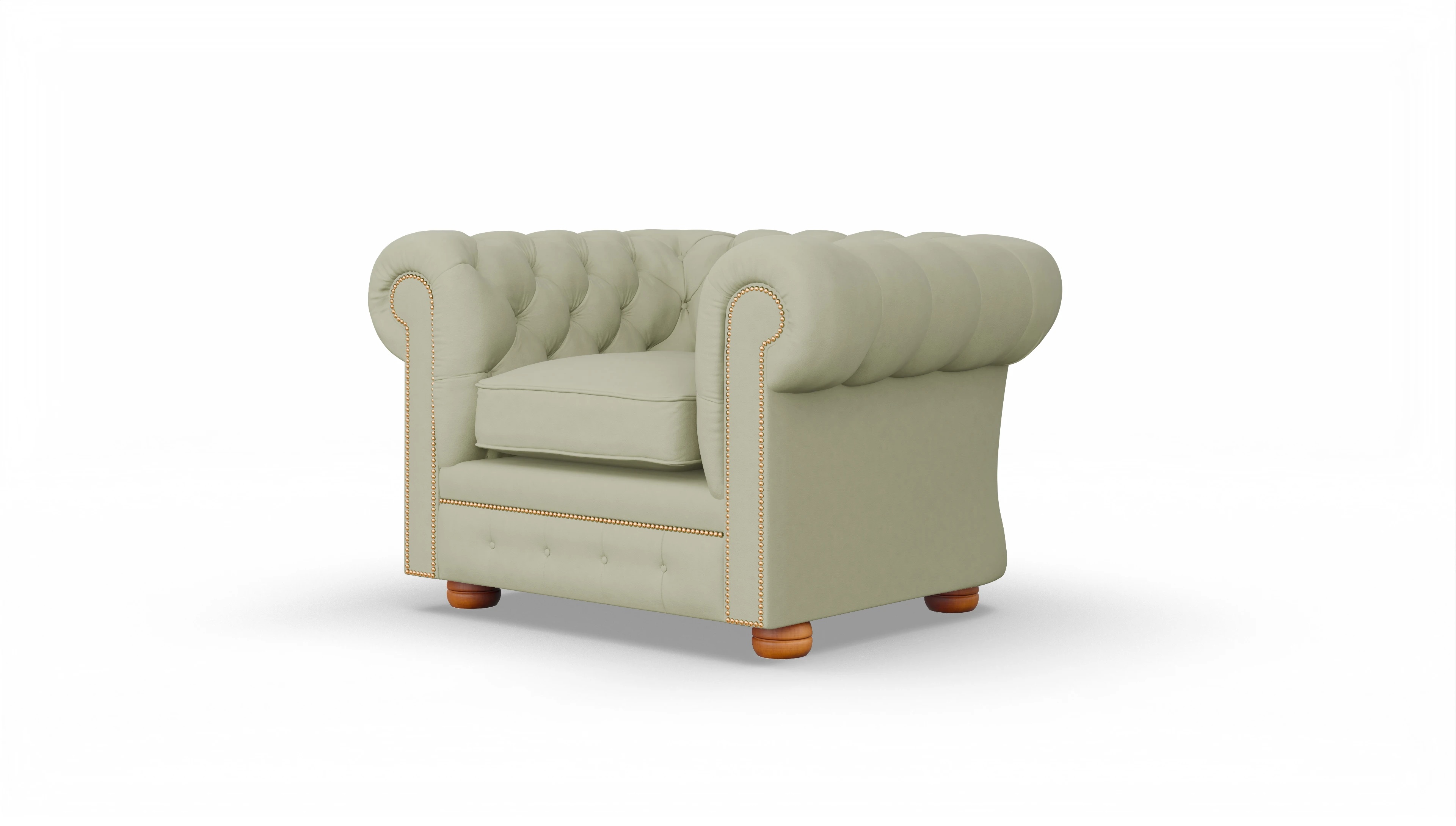 Ansicht des Produktes William Sessel in Leder grün