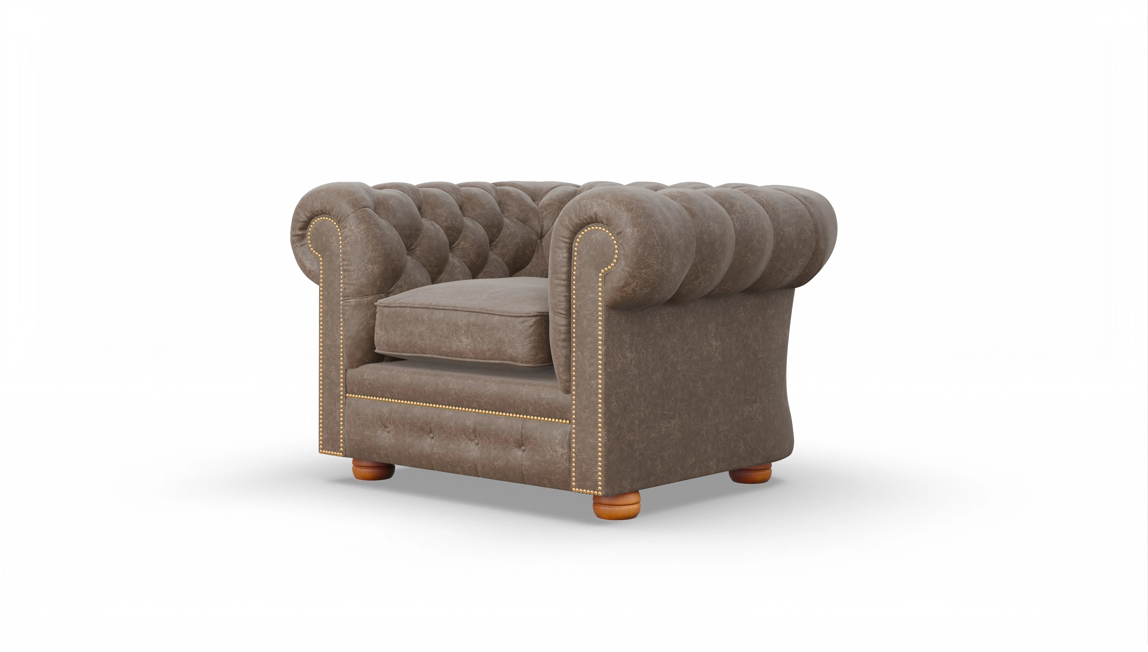 Ansicht des Produktes William Sessel in Leder braun