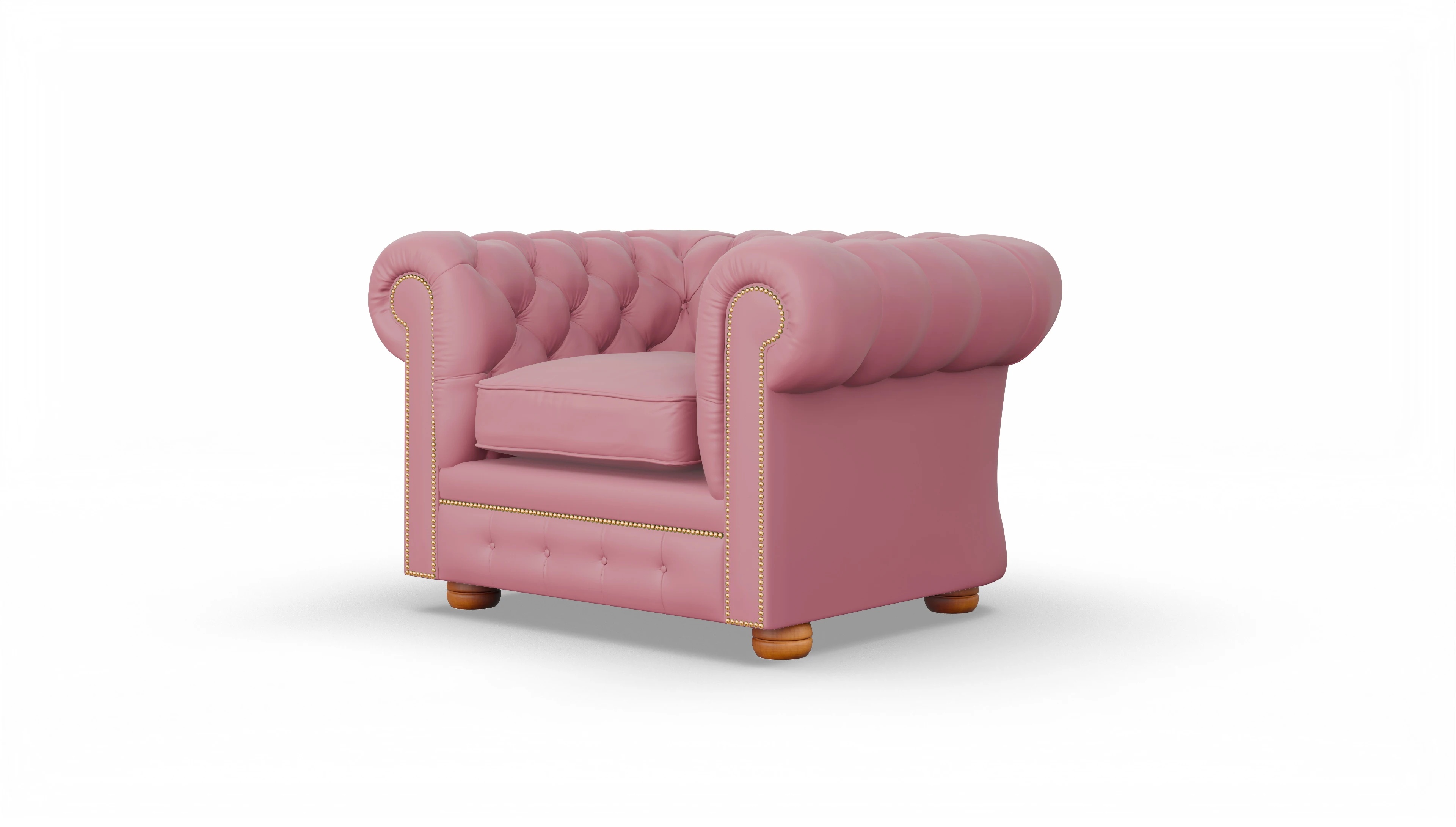 Ansicht des Produktes William Sessel in Leder rot