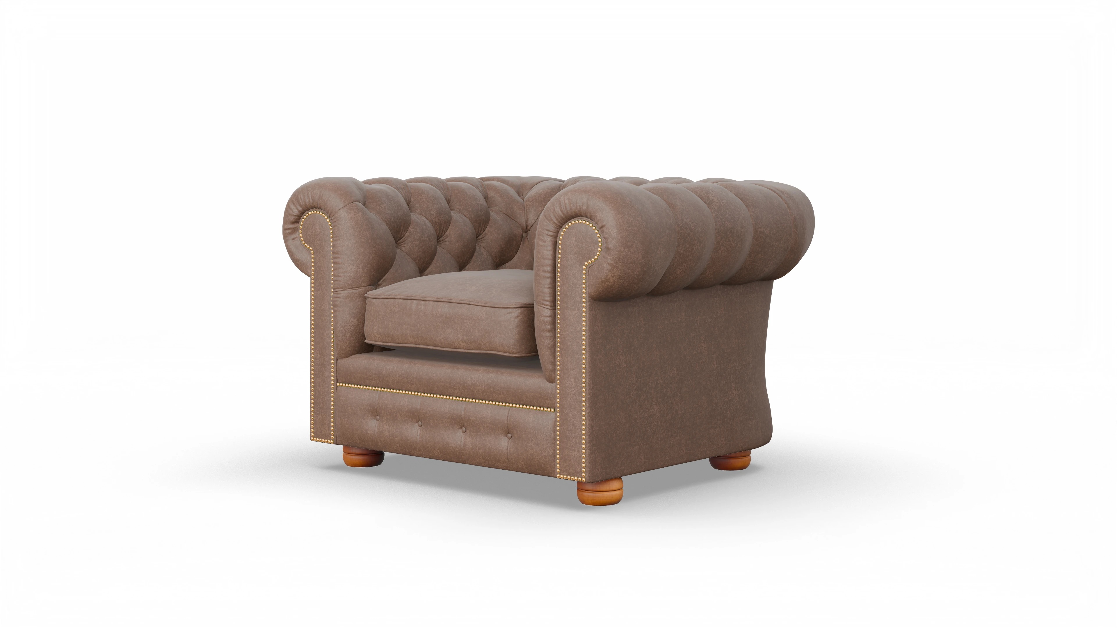 Ansicht des Produktes William Sessel in Leder braun