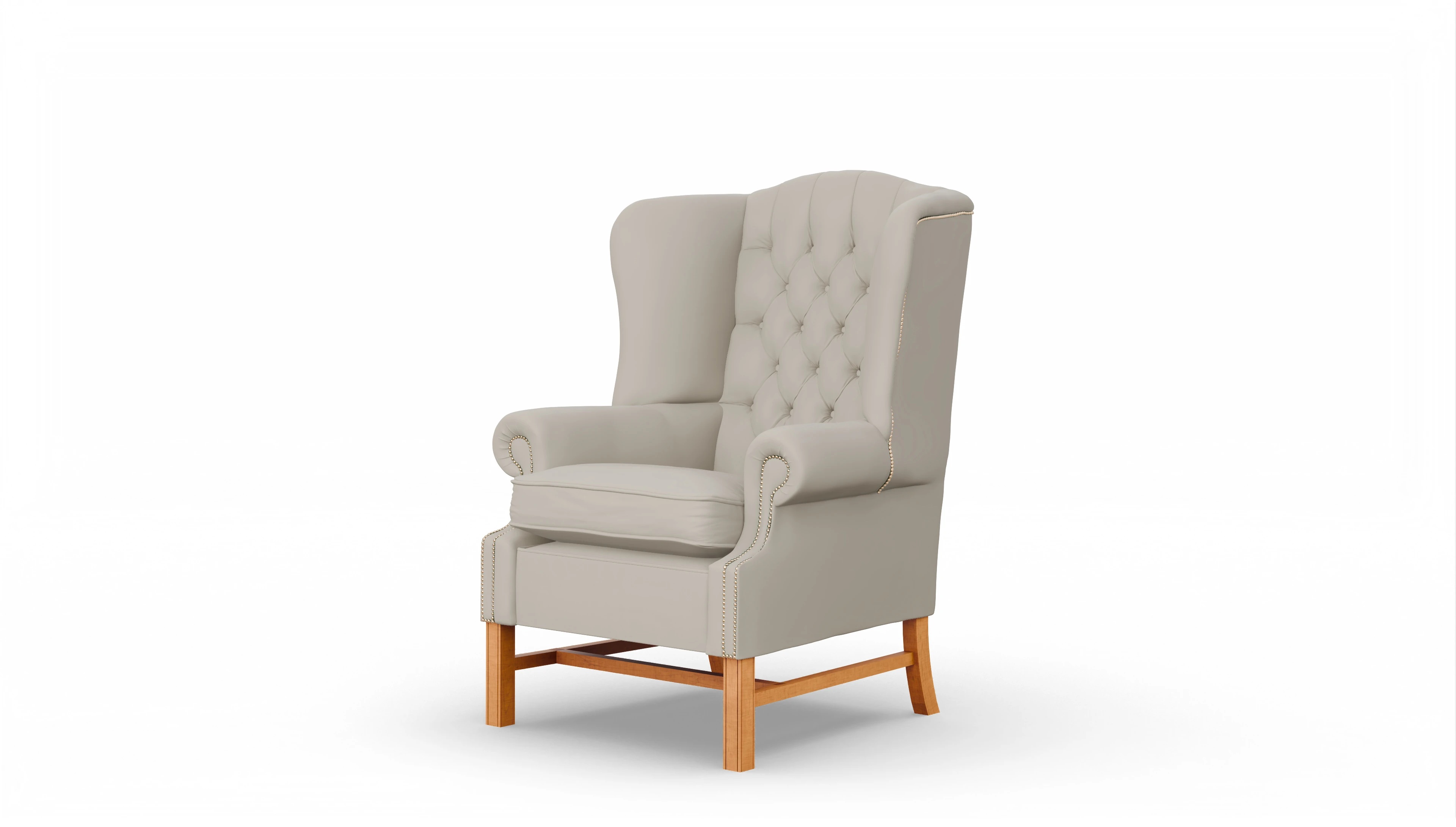 Ansicht des Produktes Marian Sessel in Leder weiß