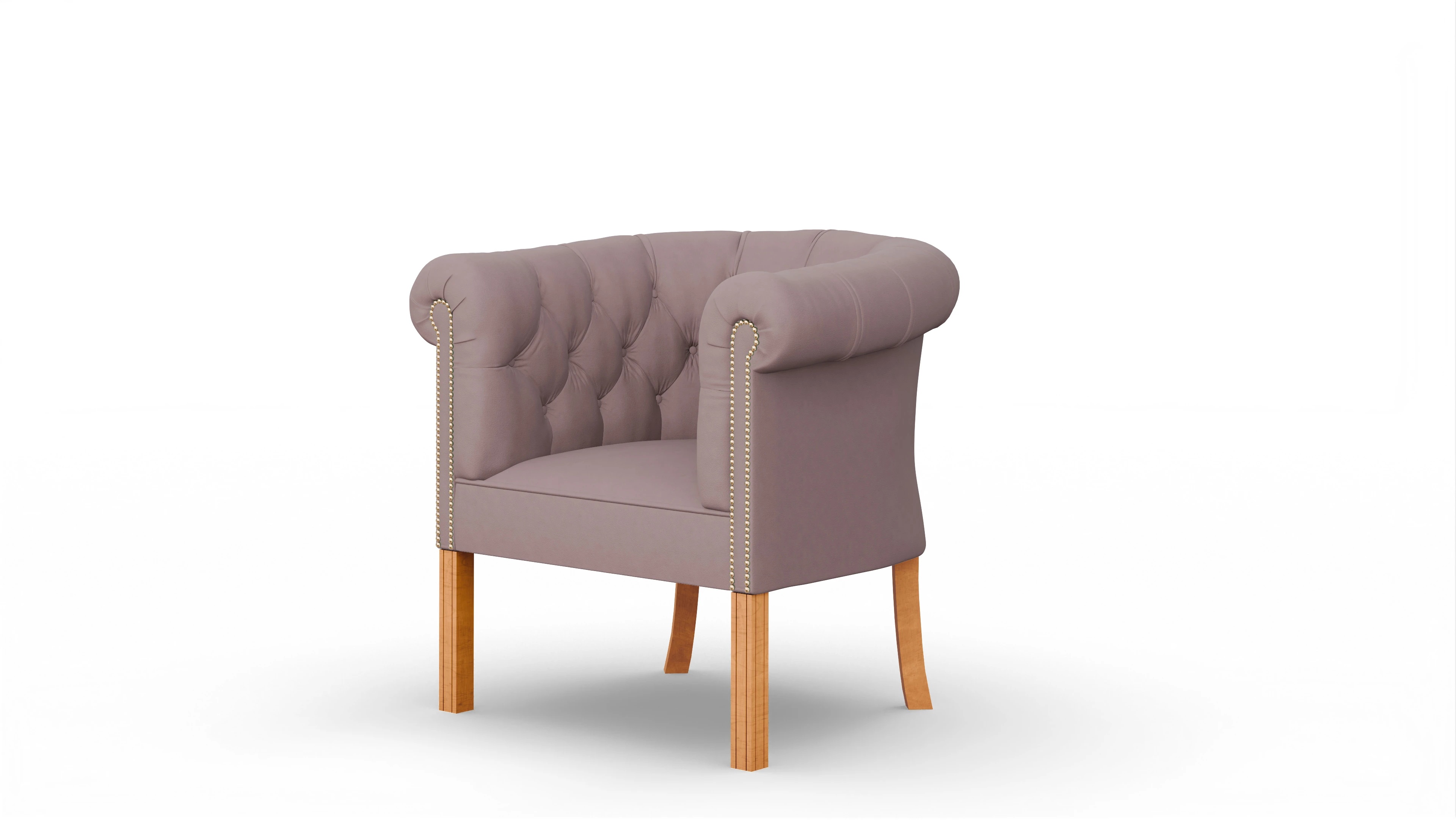 Ansicht des Produktes Meryton Sessel in Leder rot