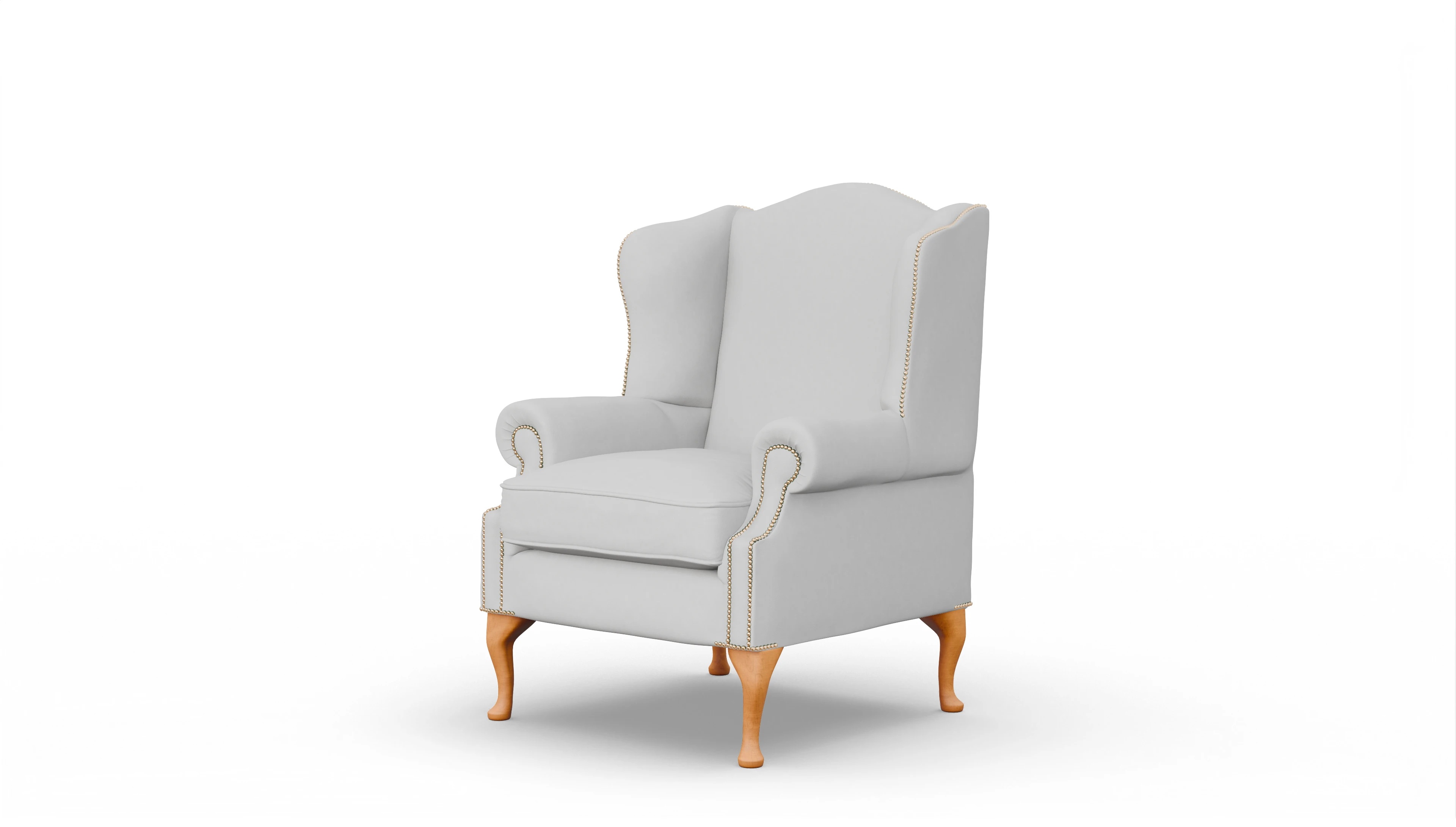 Ansicht des Produktes Heywood Sessel in Leder weiß