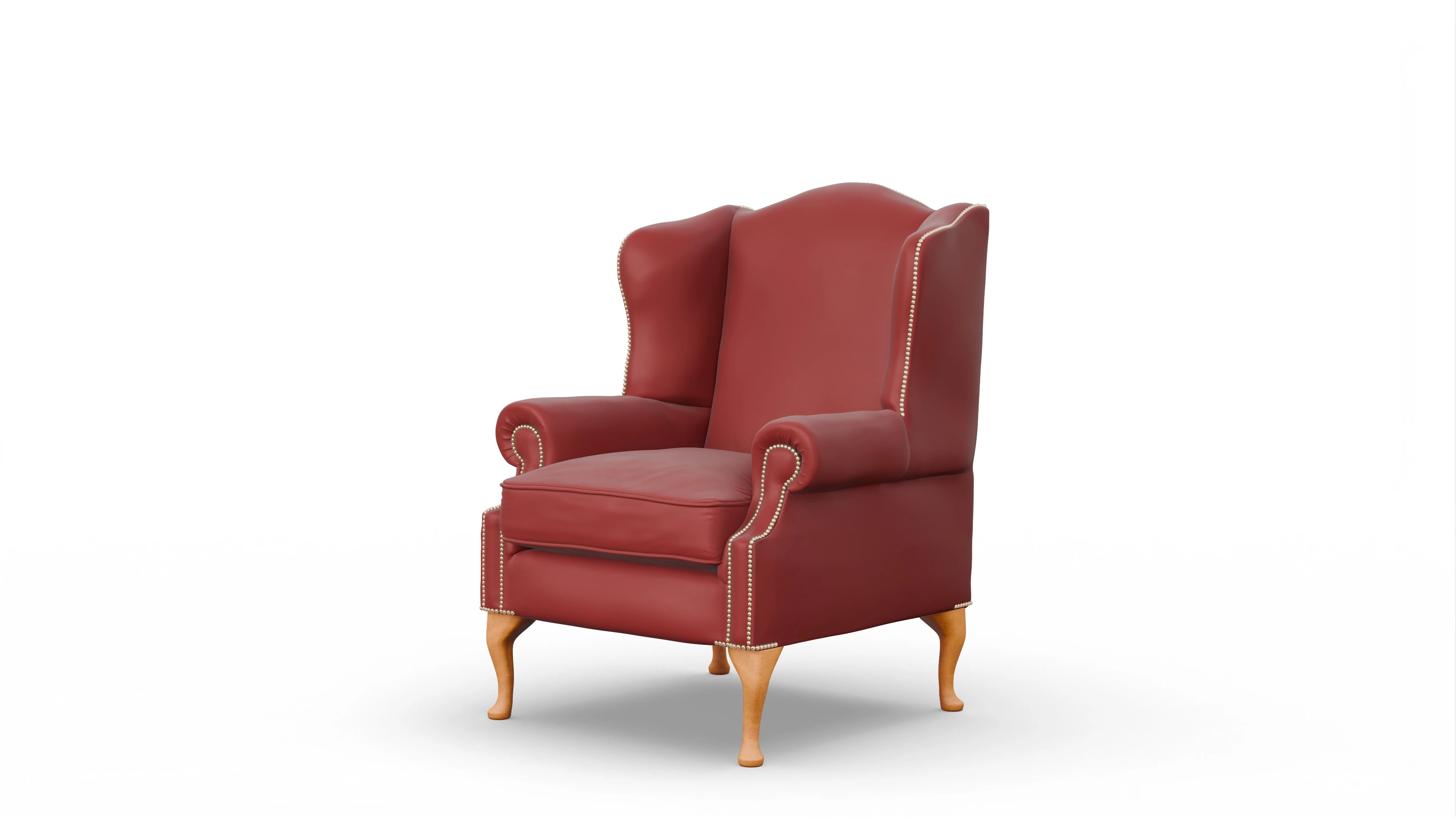 Ansicht des Produktes Heywood Sessel in Leder rot