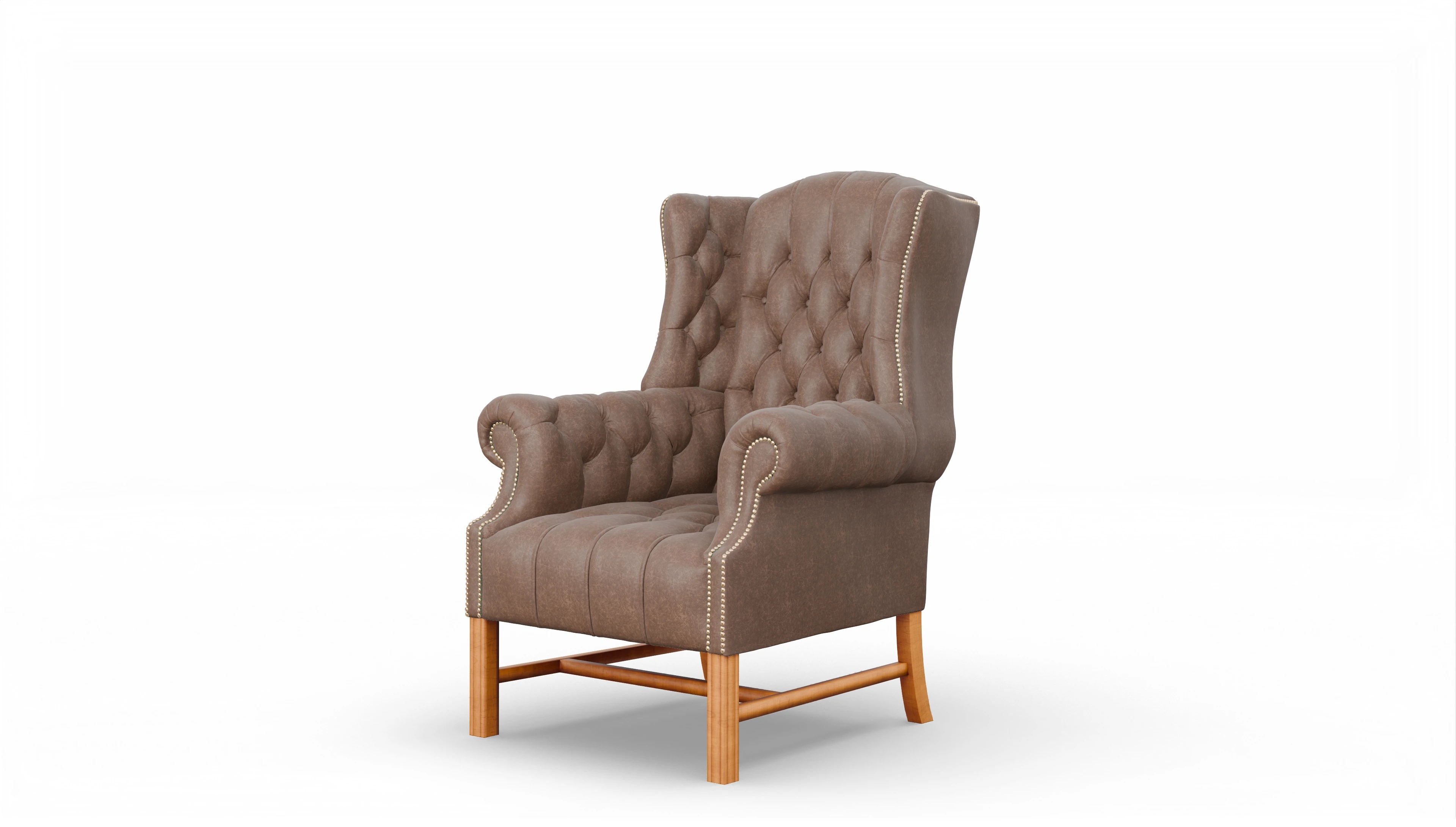 Ansicht des Produktes Hawkins Sessel in Leder braun