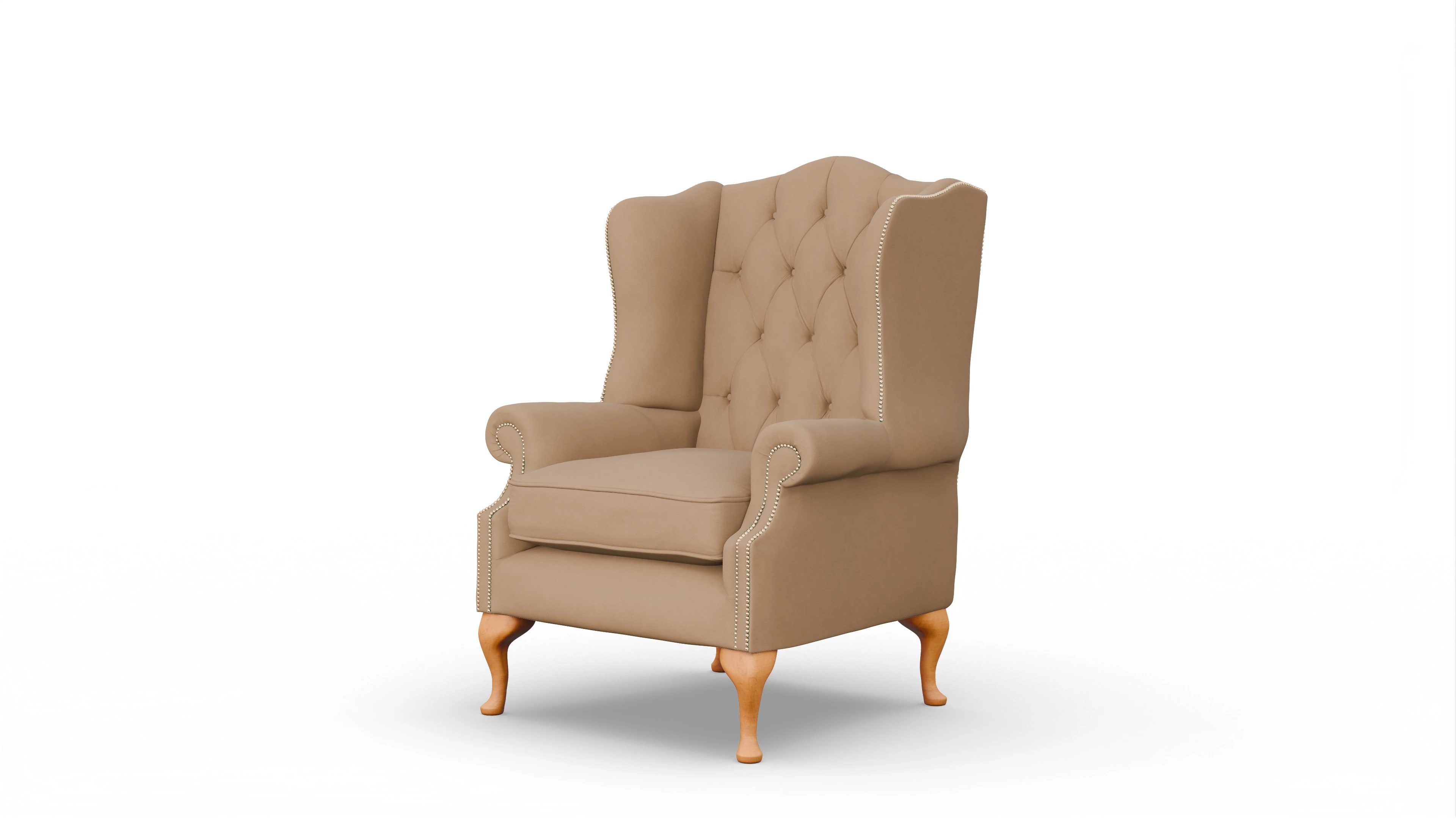 Ansicht des Produktes Wickham Sessel in Leder braun