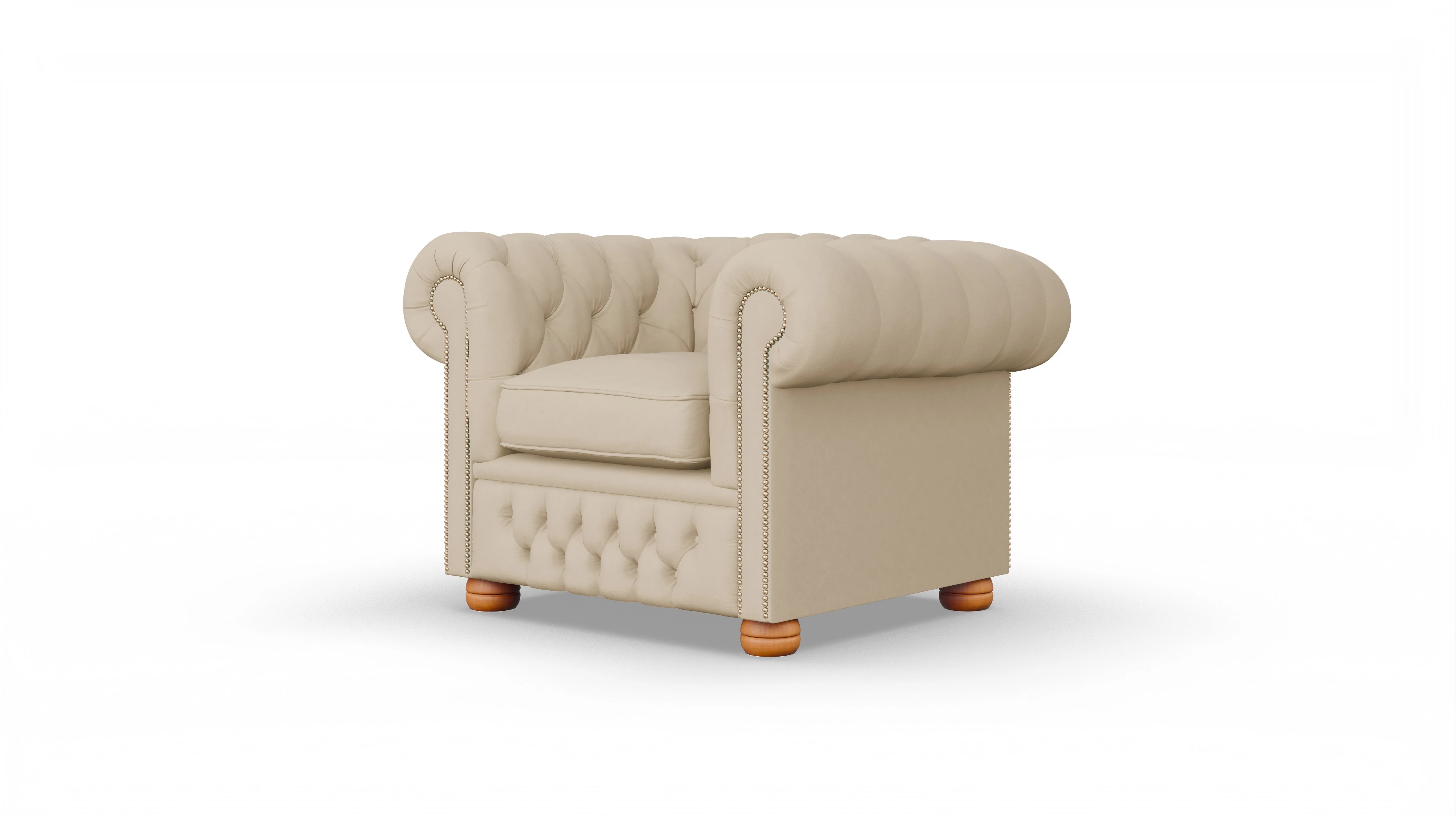 Ansicht des Produktes Oxford Sessel in Leder beige
