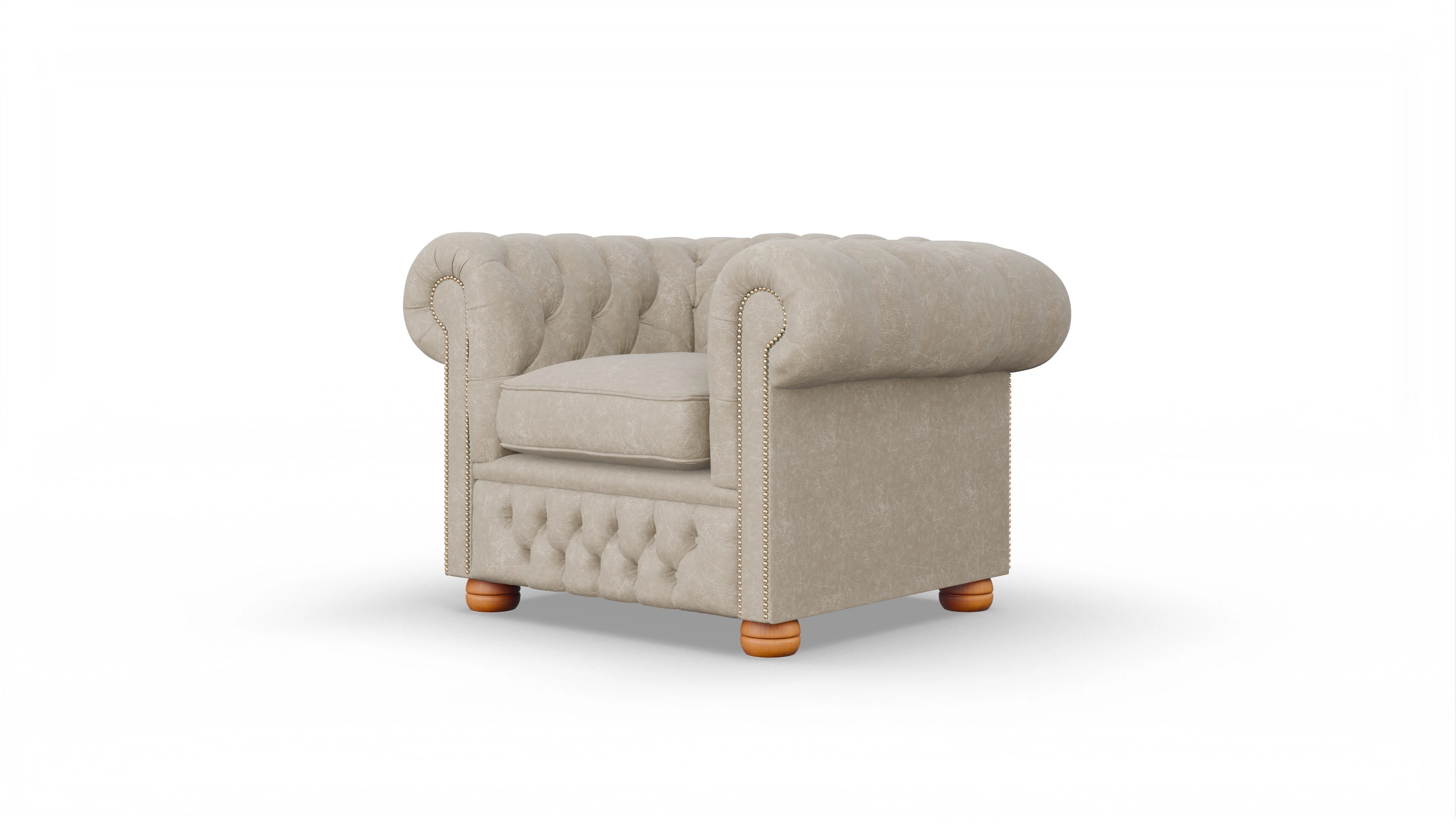 Ansicht des Produktes Oxford Sessel in Leder beige