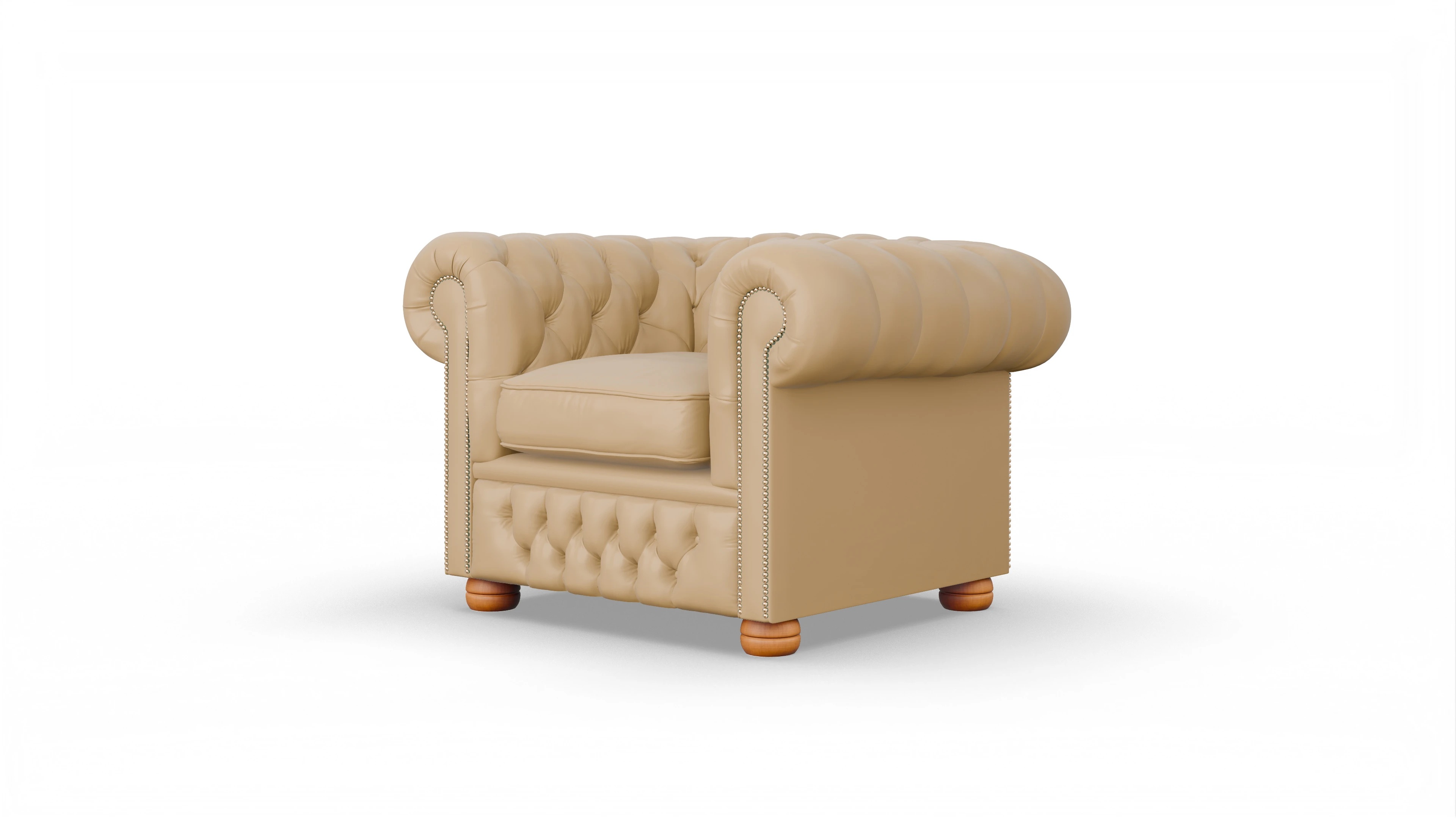 Ansicht des Produktes Oxford Sessel in Leder beige