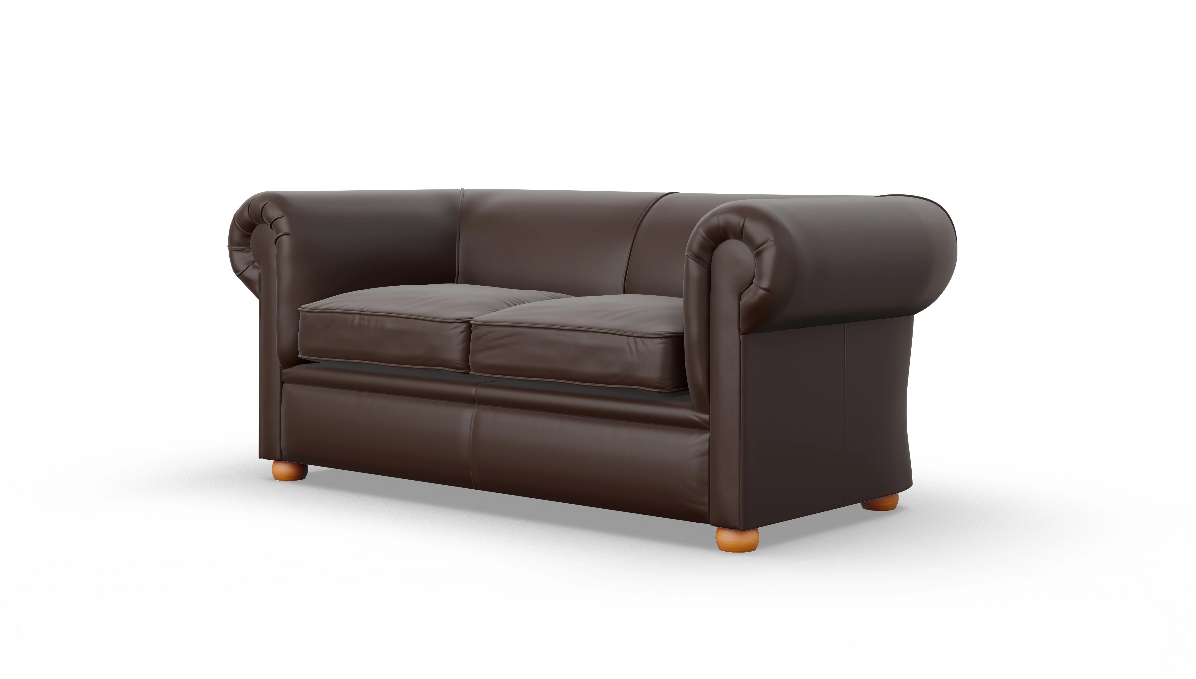 Ansicht des Produktes Brendon 2,5-Sitzer in Leder braun