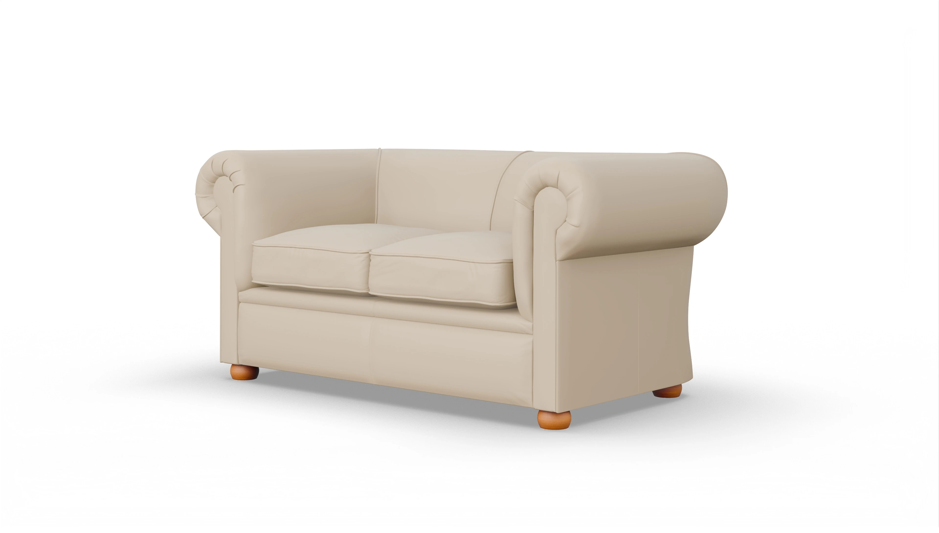 Ansicht des Produktes Brendon 2-Sitzer in Leder beige