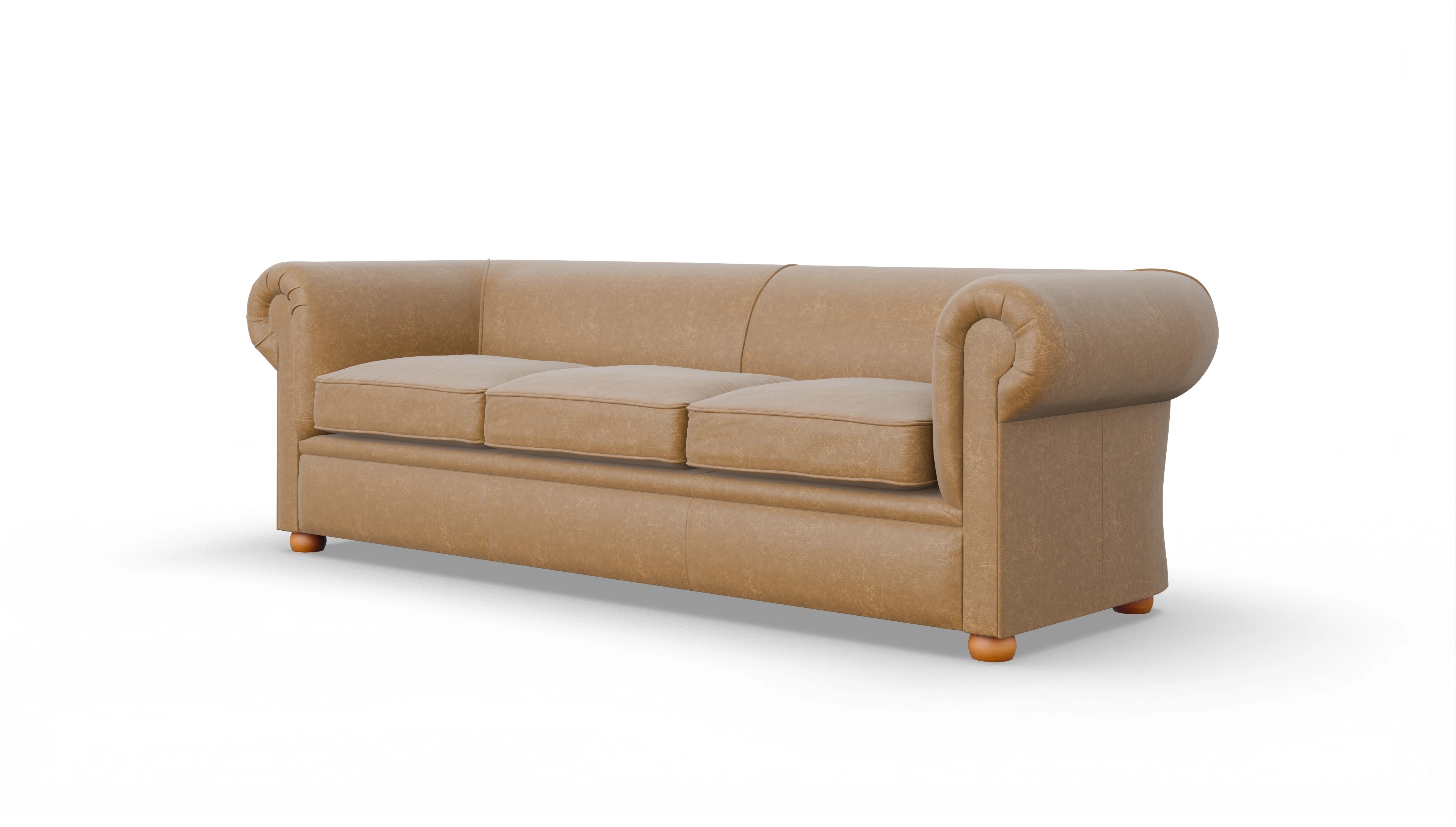Ansicht des Produktes Brendon 4-Sitzer in Leder beige