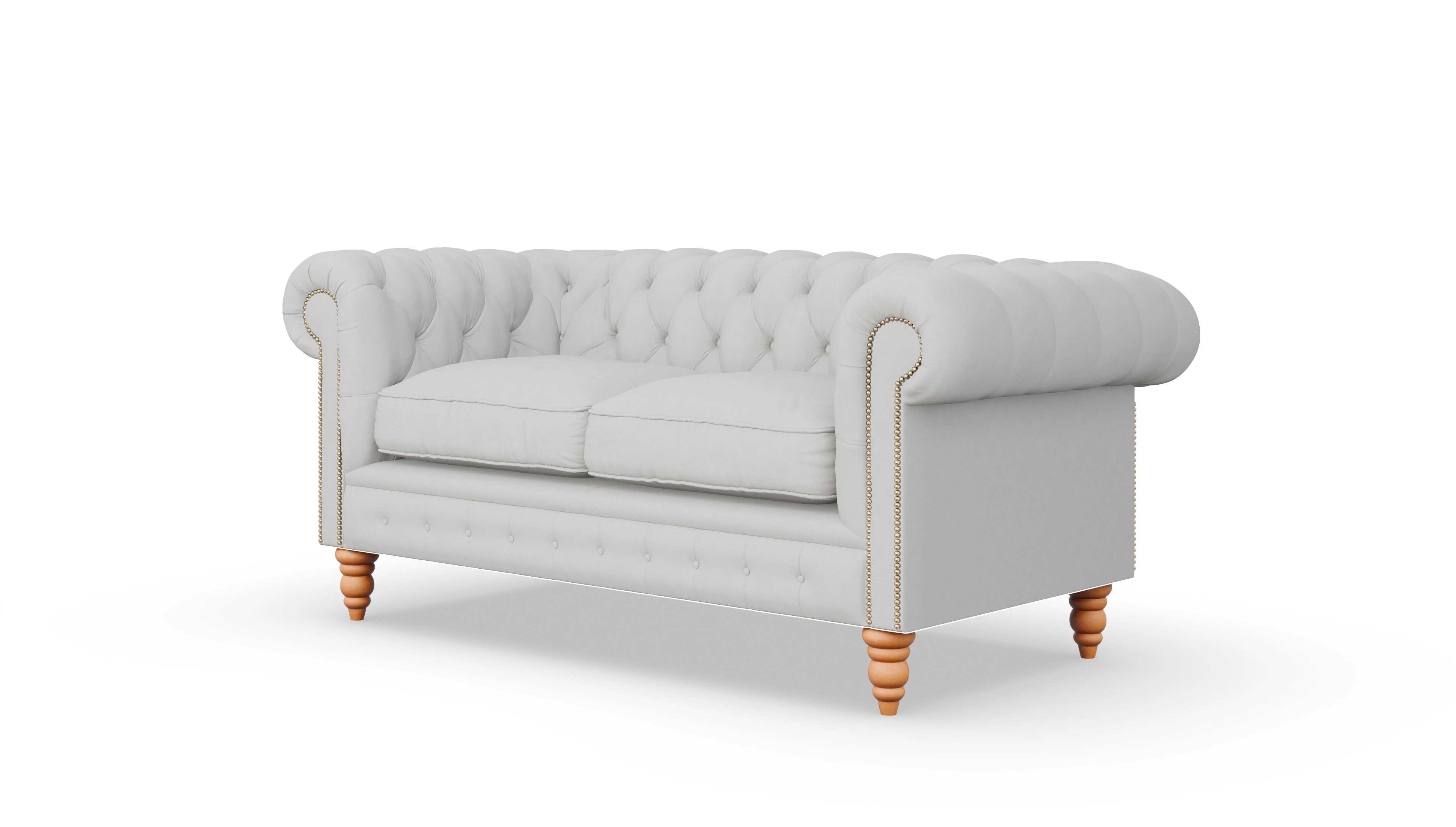 Ansicht des Produktes Bennet 2,5-Sitzer in Leder weiß