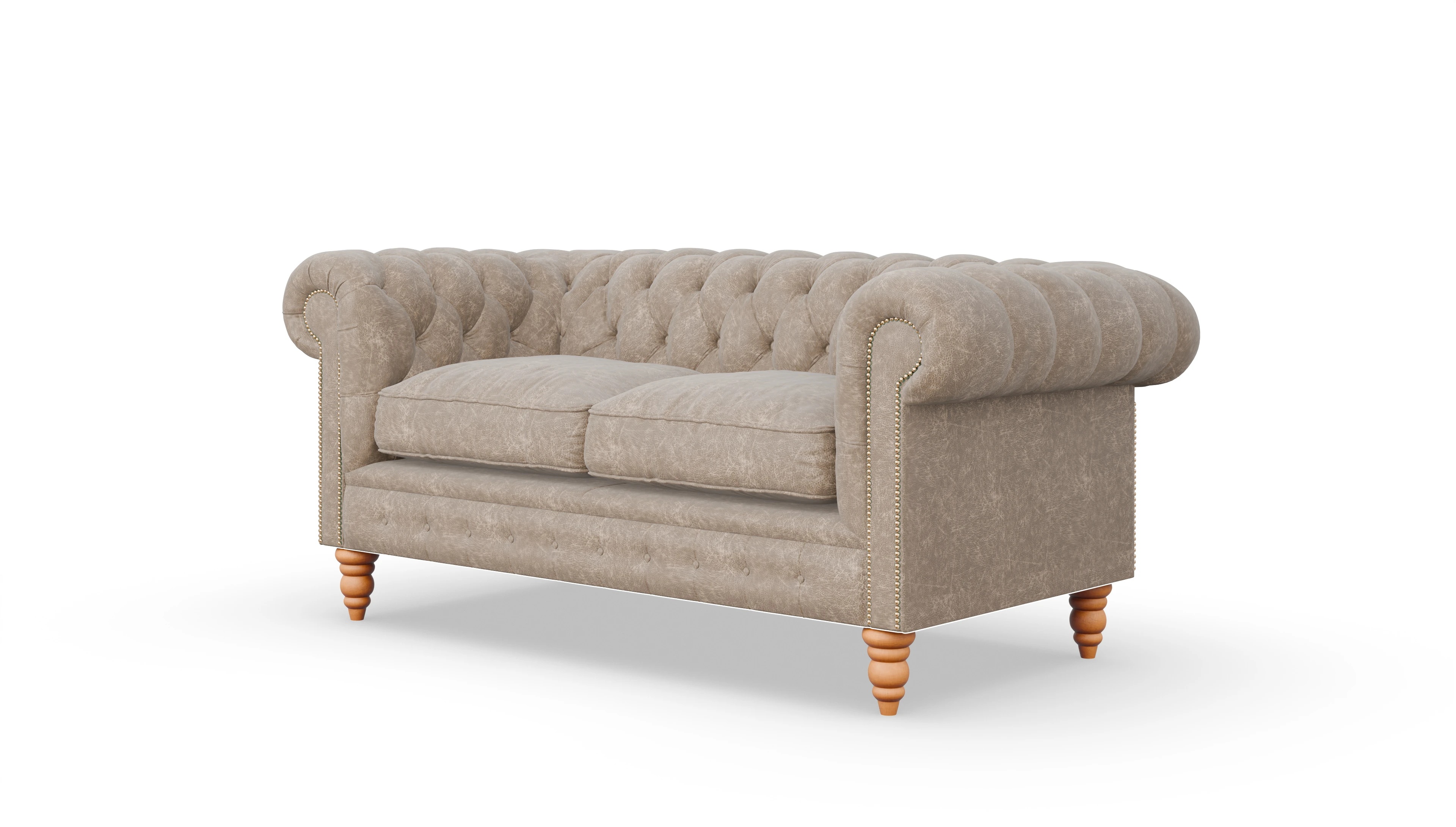 Ansicht des Produktes Bennet 2,5-Sitzer in Leder beige
