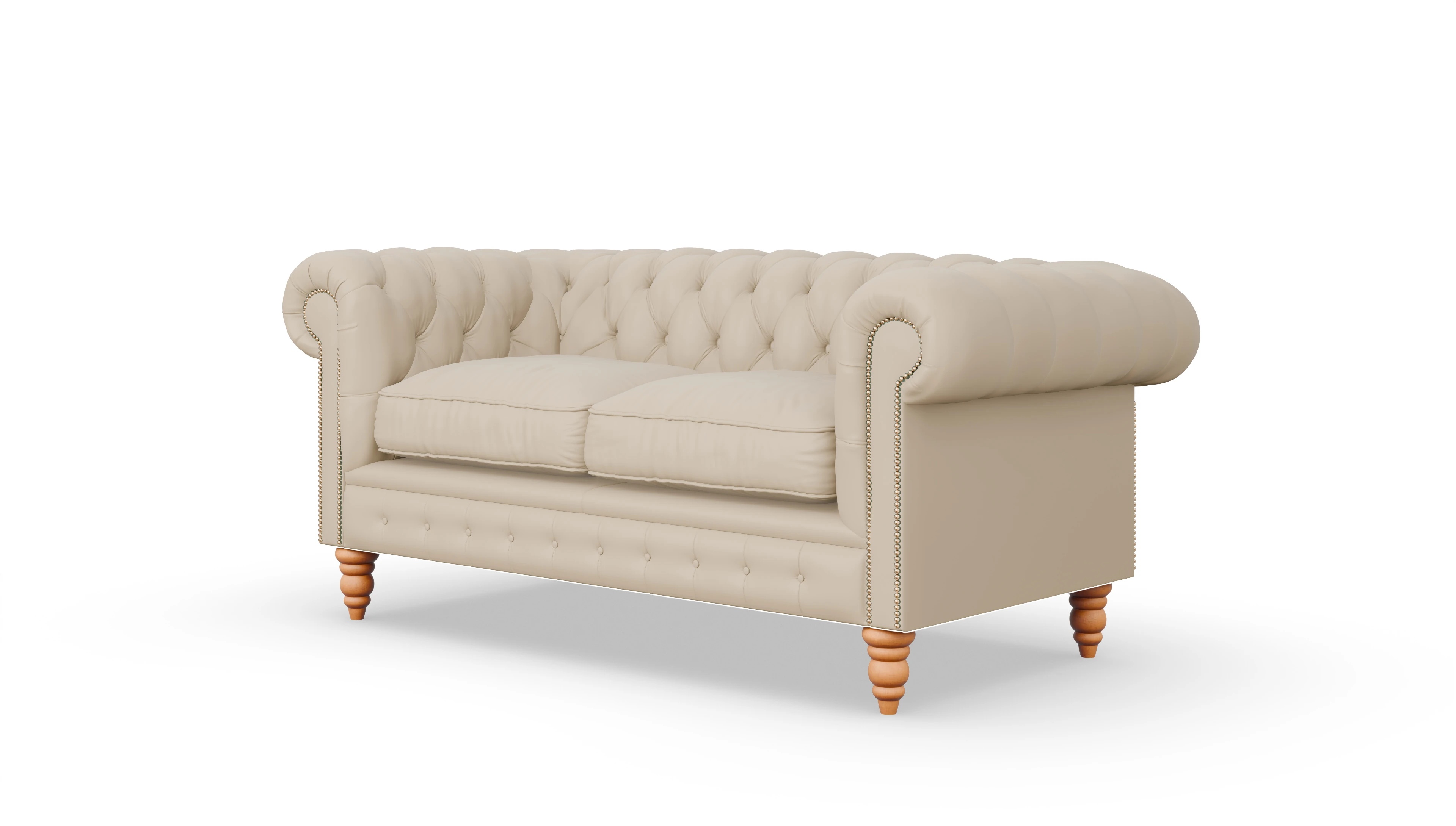 Ansicht des Produktes Bennet 2,5-Sitzer in Leder beige