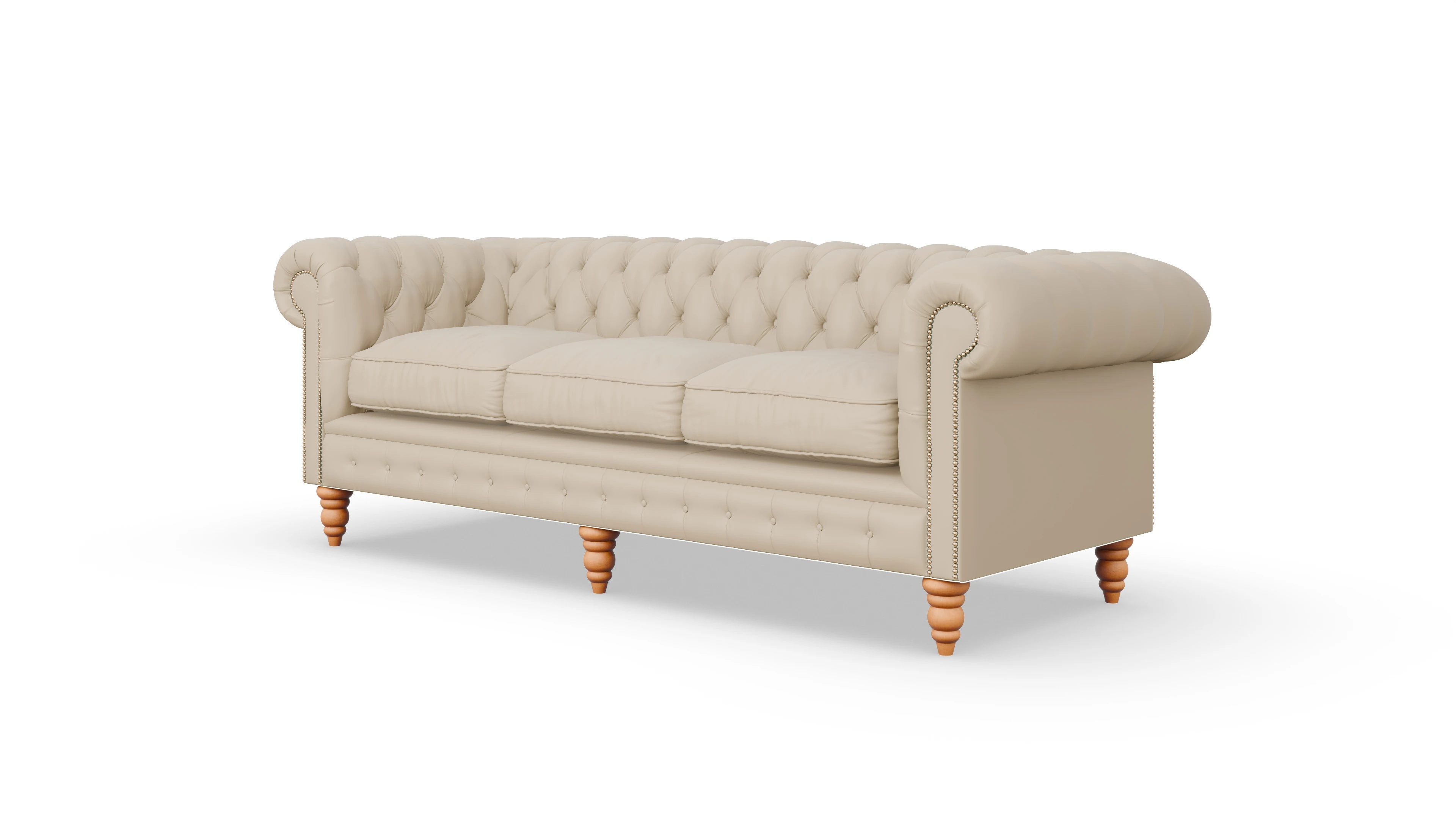 Ansicht des Produktes Bennet 3,5-Sitzer in Leder beige