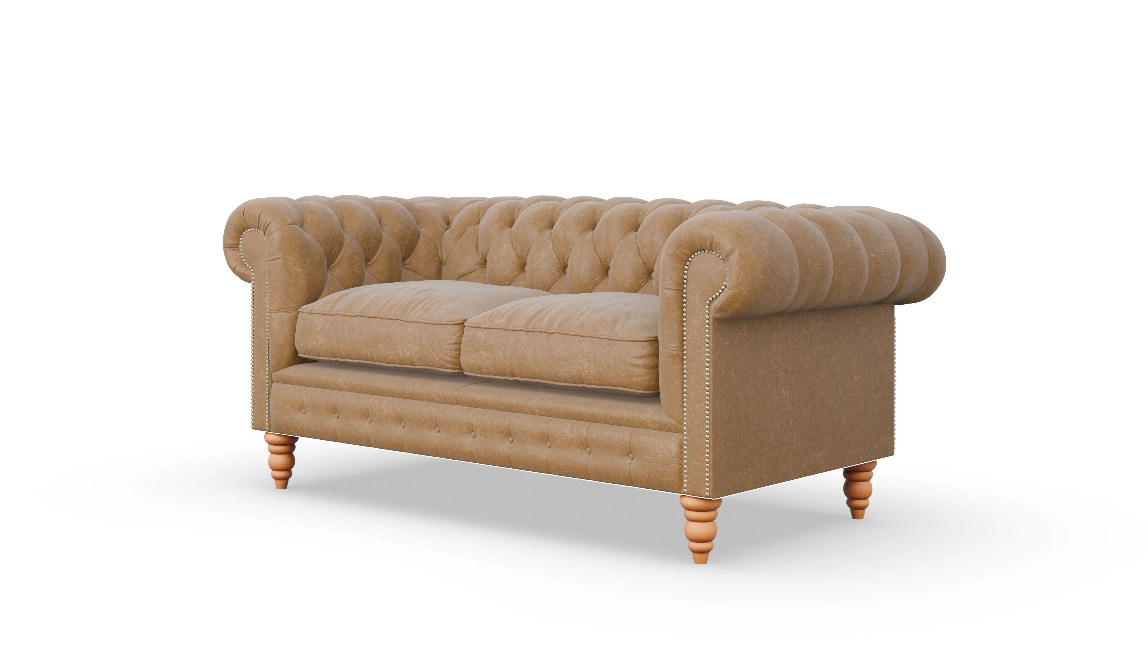 Ansicht des Produktes Bennet 2,5-Sitzer in Leder beige