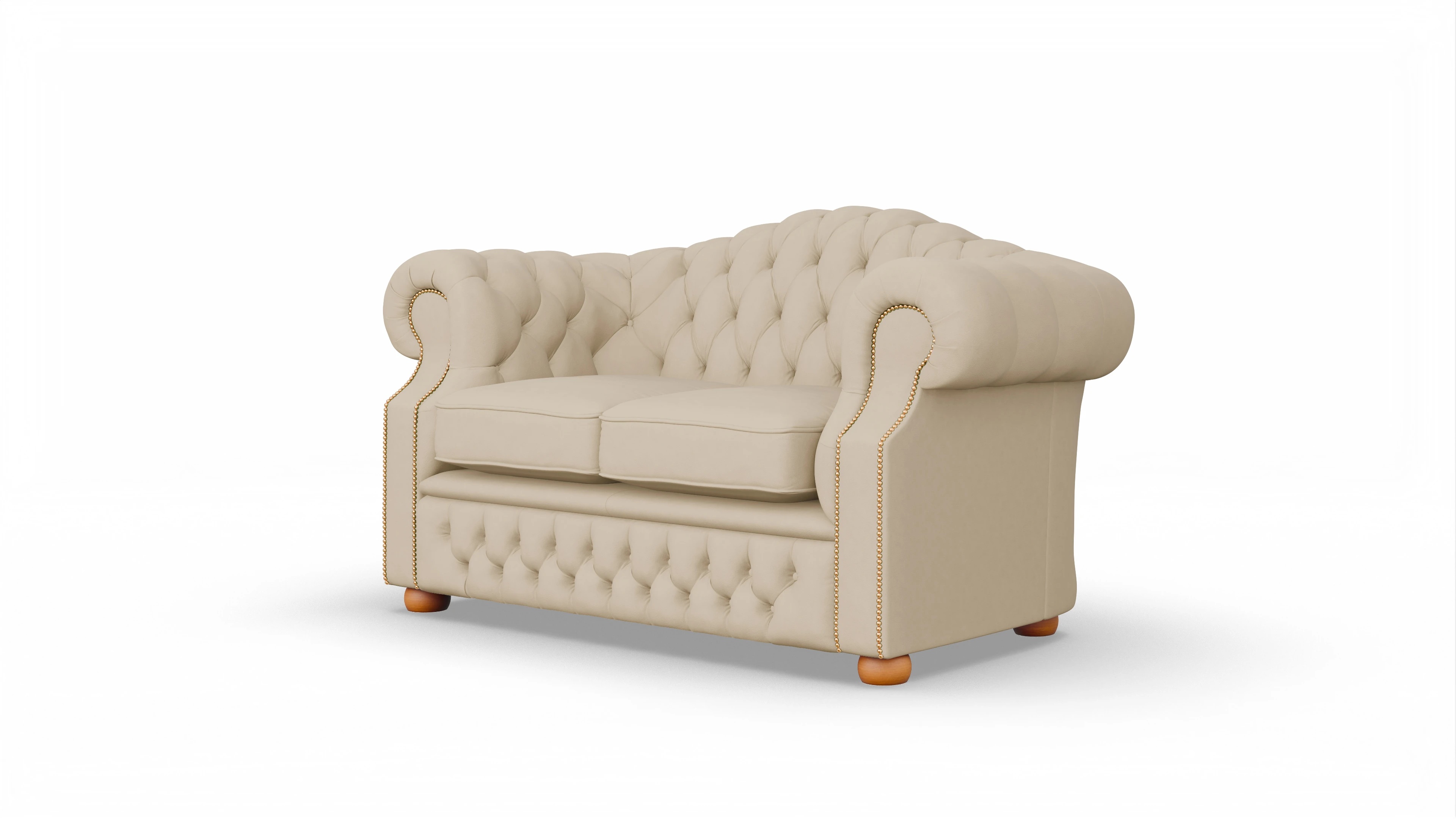 Ansicht des Produktes Yates 2-Sitzer in Leder beige