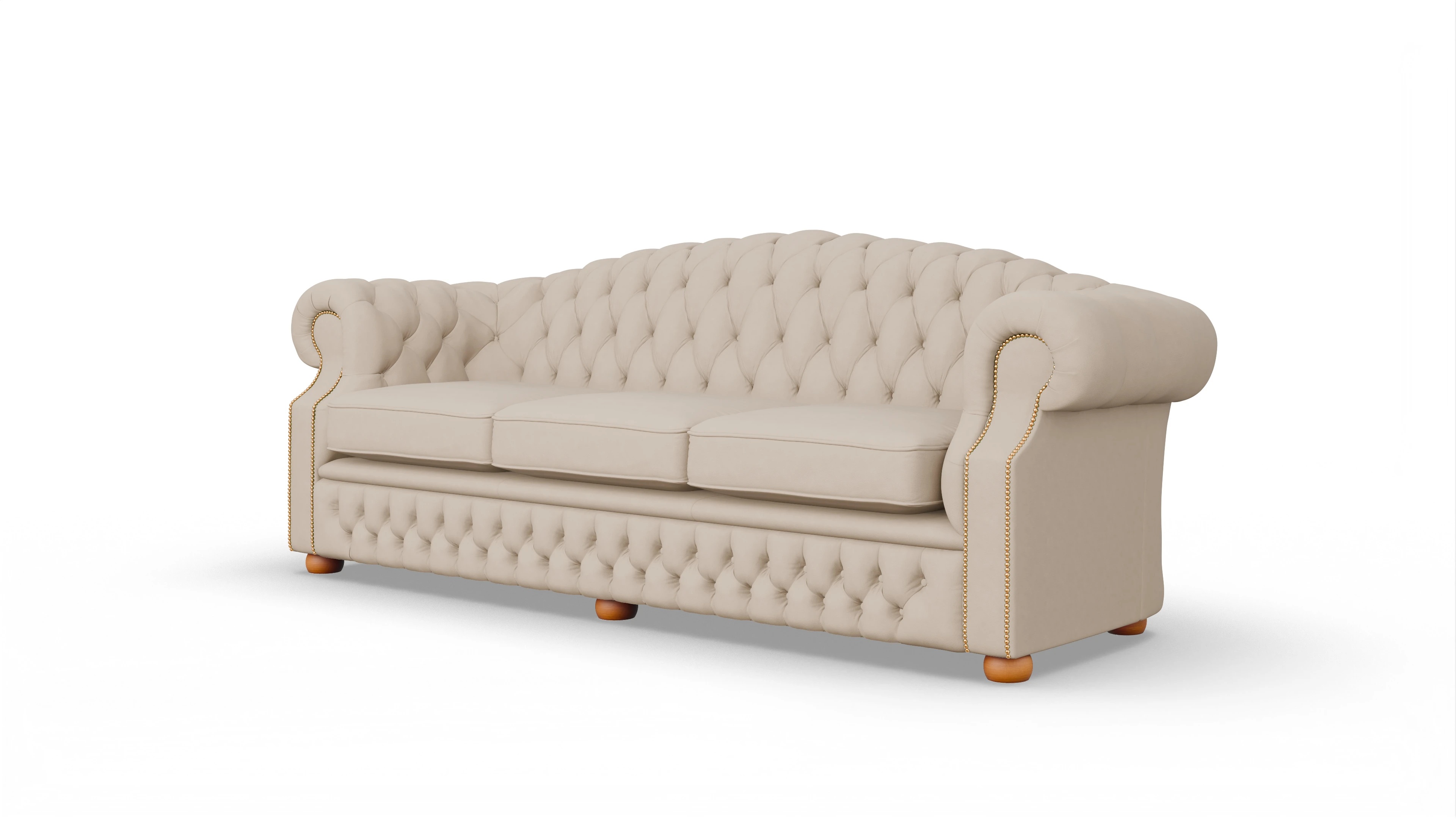 Ansicht des Produktes Yates 4-Sitzer in Leder beige