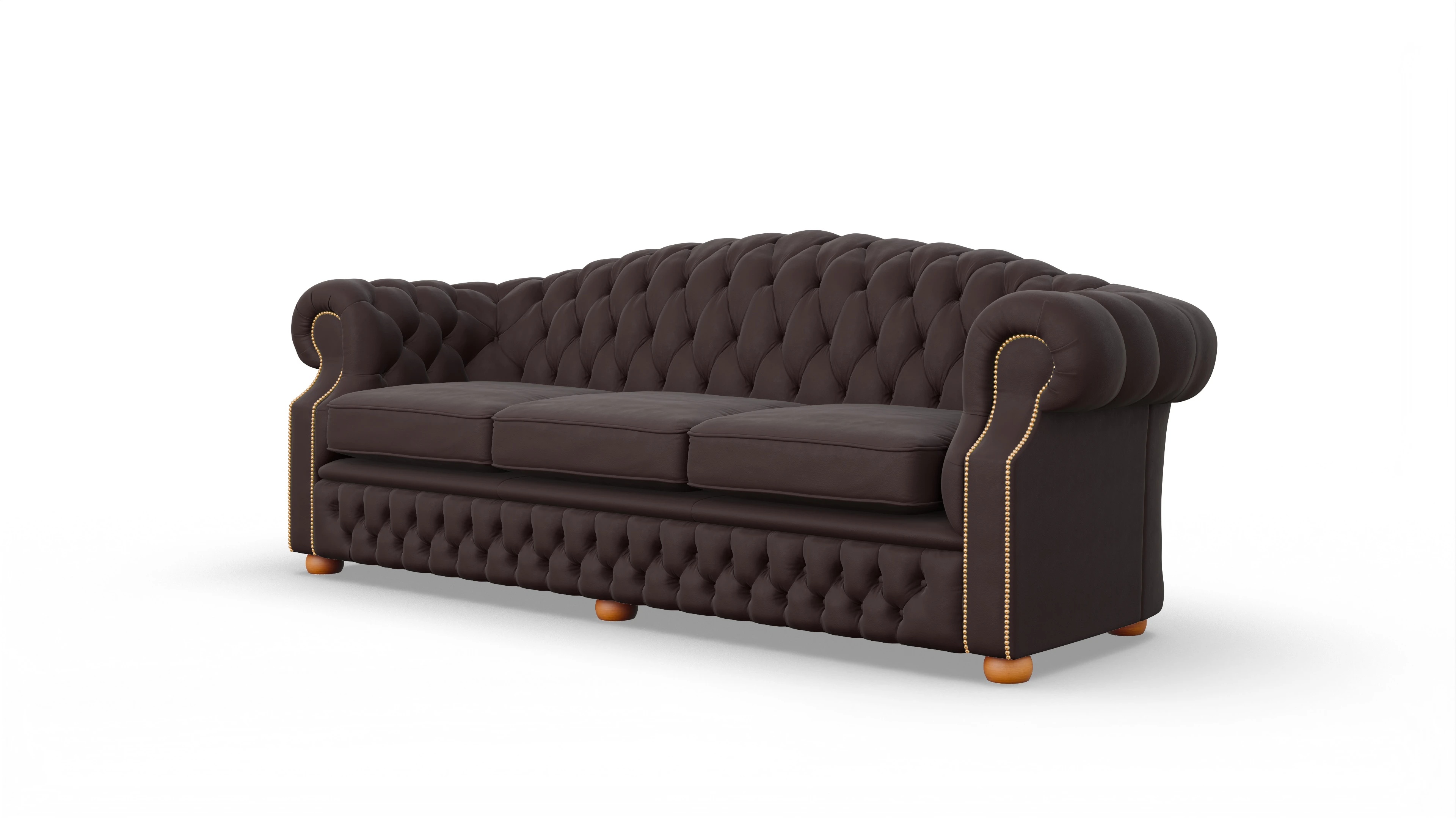 Ansicht des Produktes Yates 4-Sitzer in Leder braun
