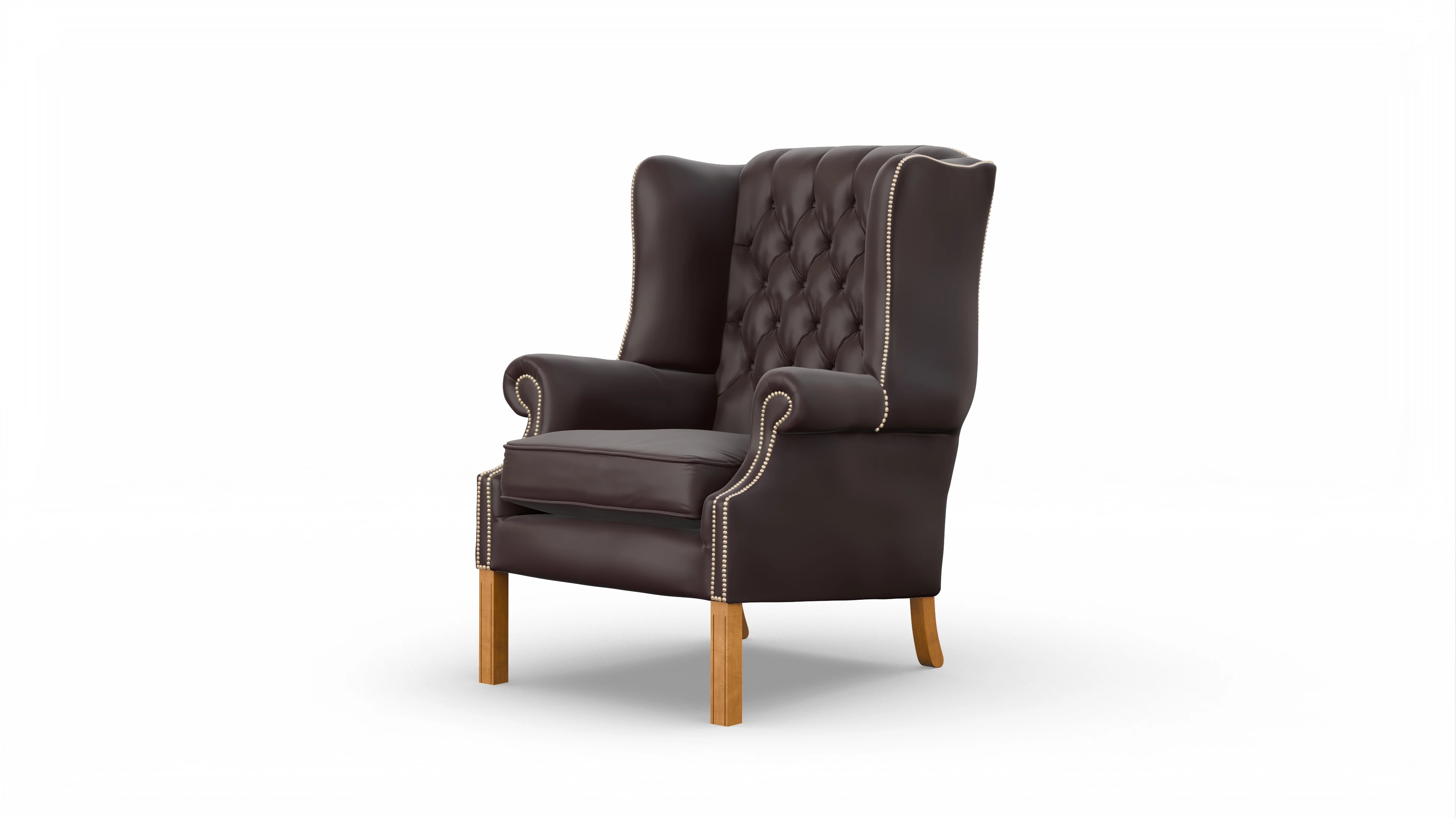 Ansicht des Produktes Francisco Sessel in Leder braun