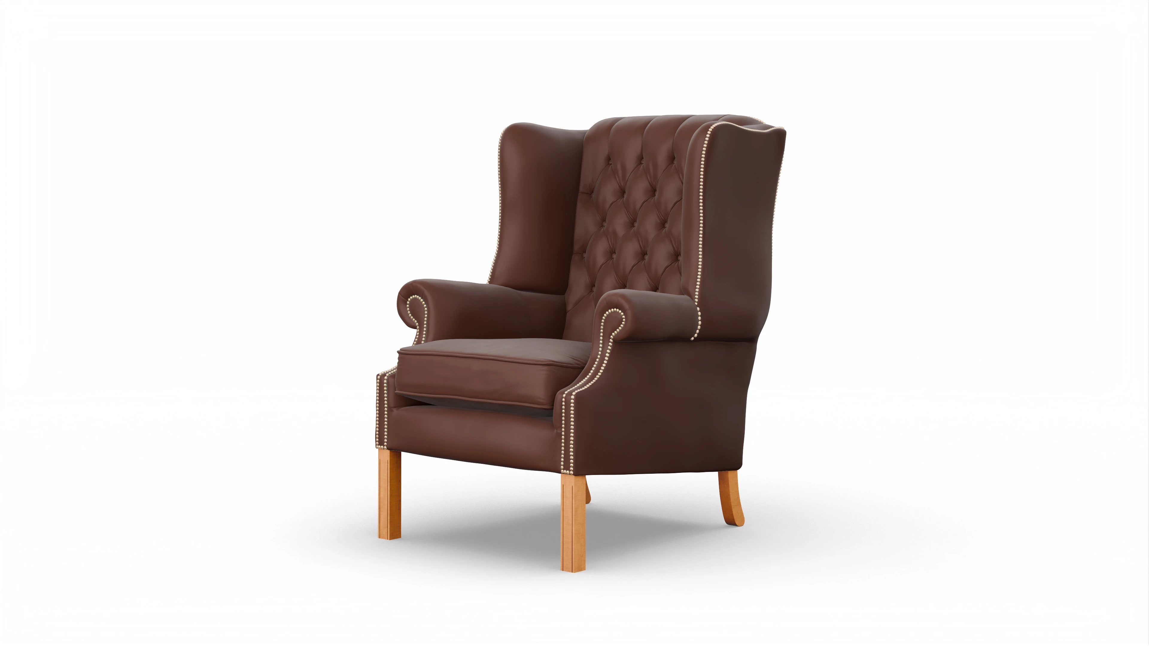 Ansicht des Produktes Francisco Sessel in Leder braun