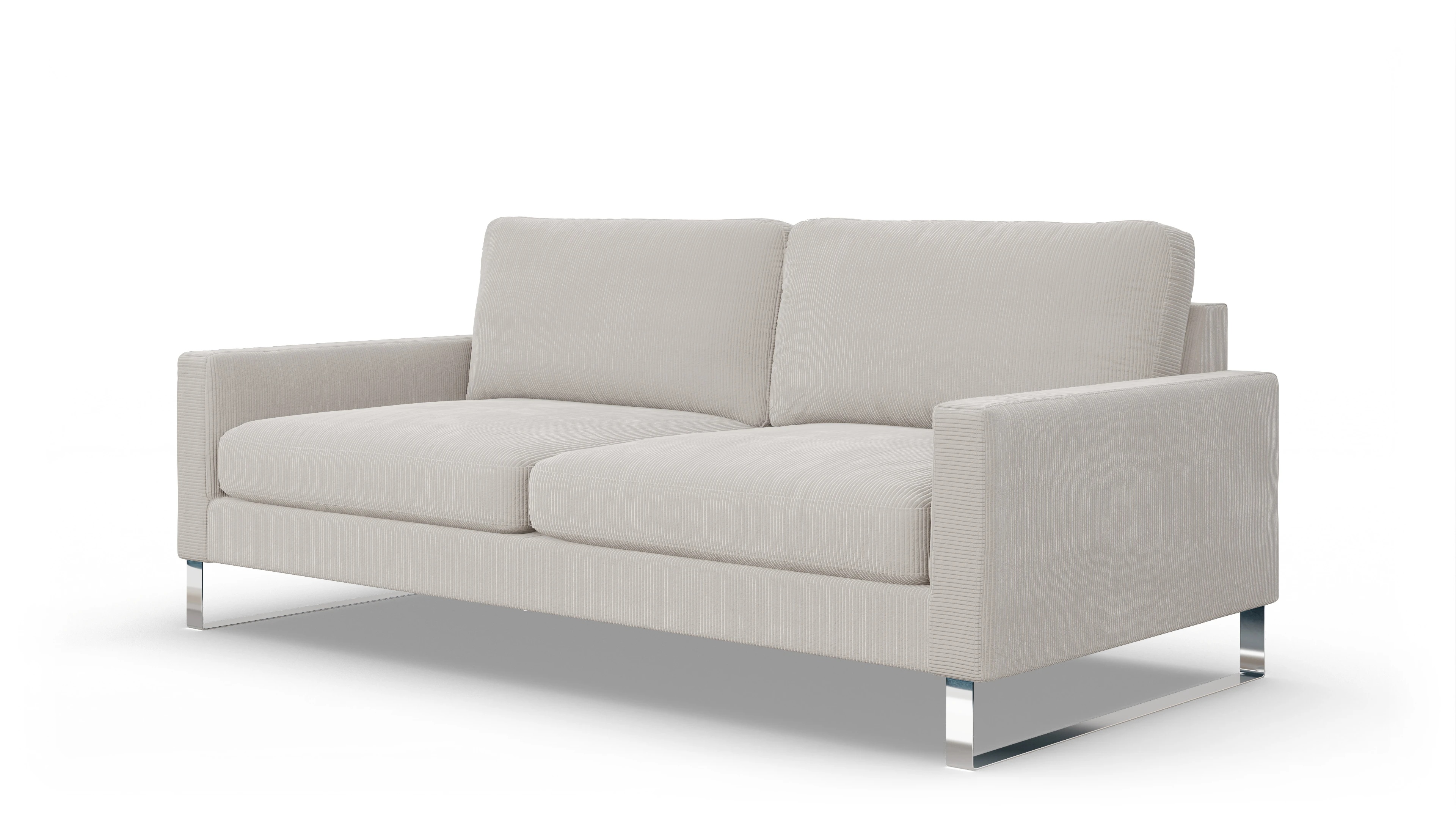 Ansicht des Produktes Cespon 3,5-Sitzer in Cord weiß