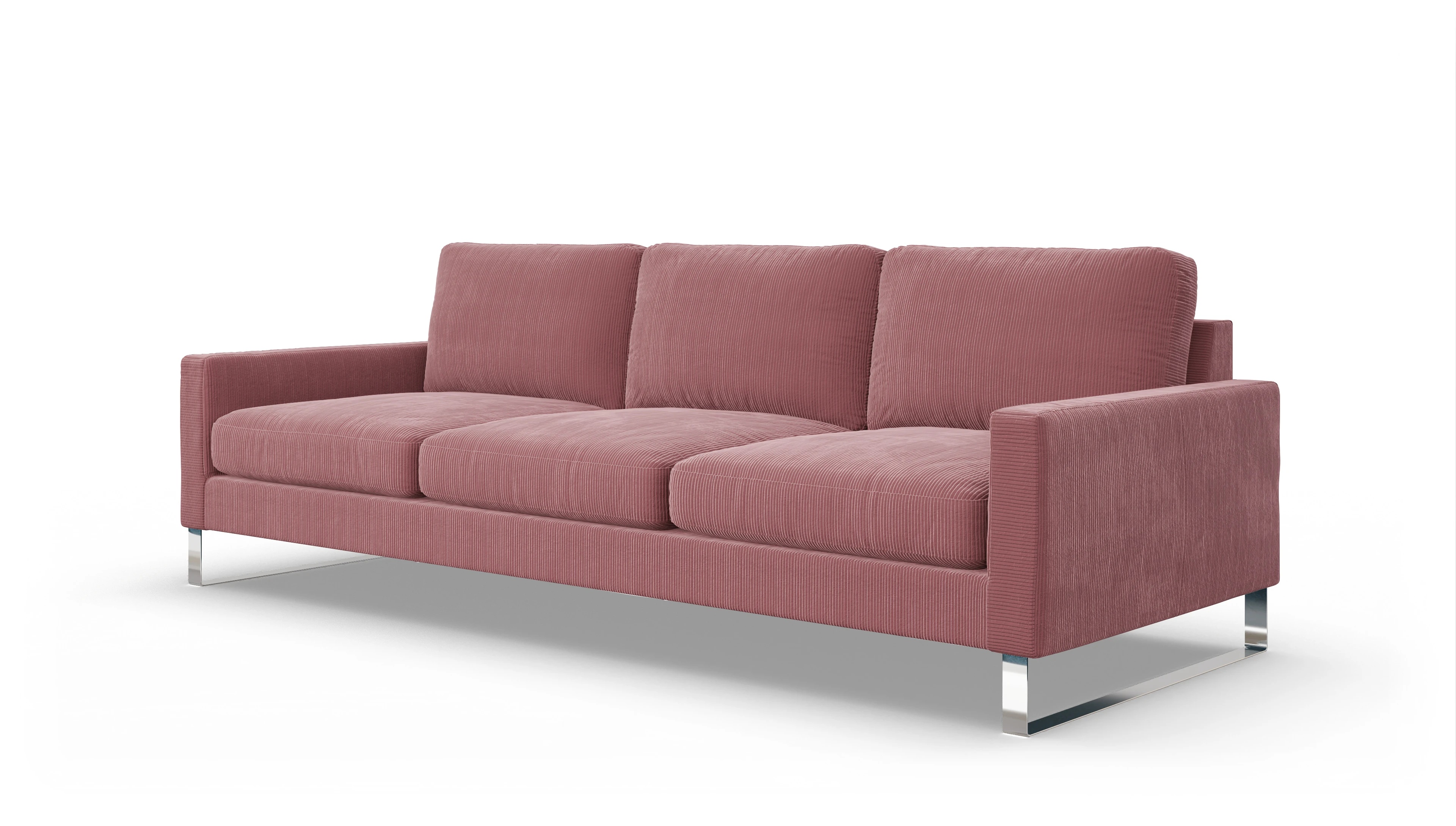 Cespon Stoffsofa Ansicht des Produktes Cespon 4,5-Sitzer in Cord rot