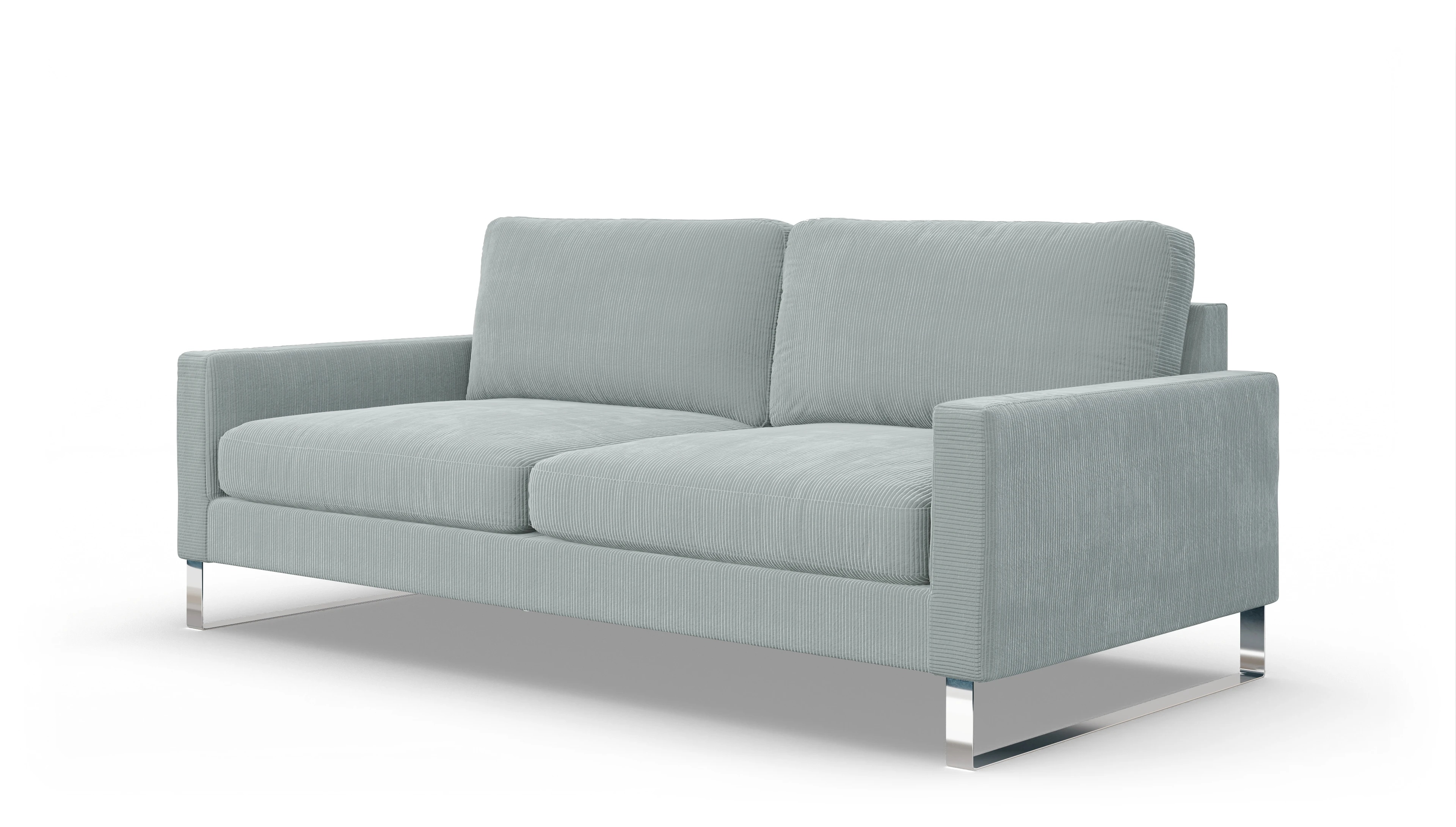 Ansicht des Produktes Cespon 3,5-Sitzer in Cord blau