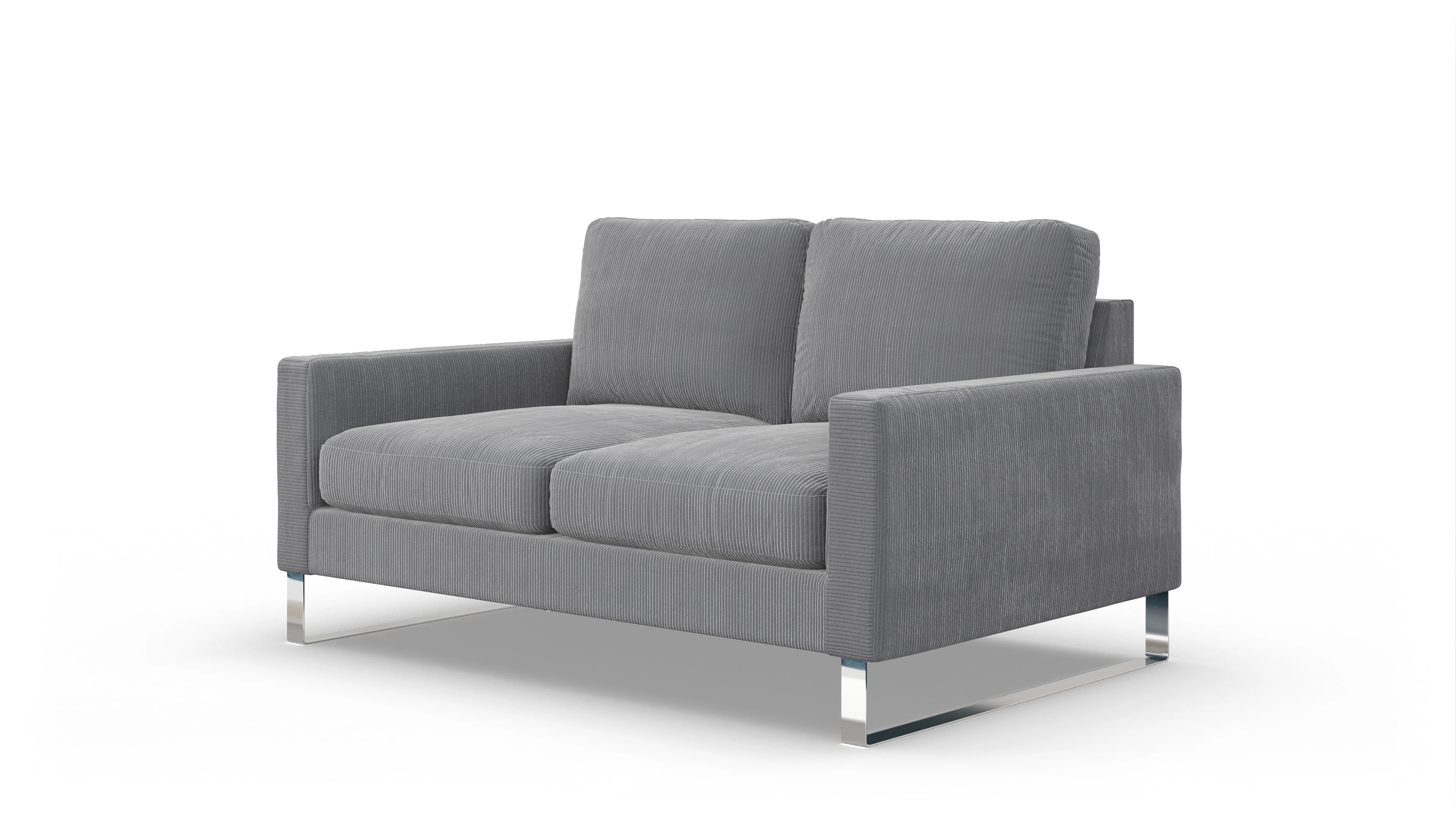 Ansicht des Produktes Cespon 2-Sitzer in Cord grau