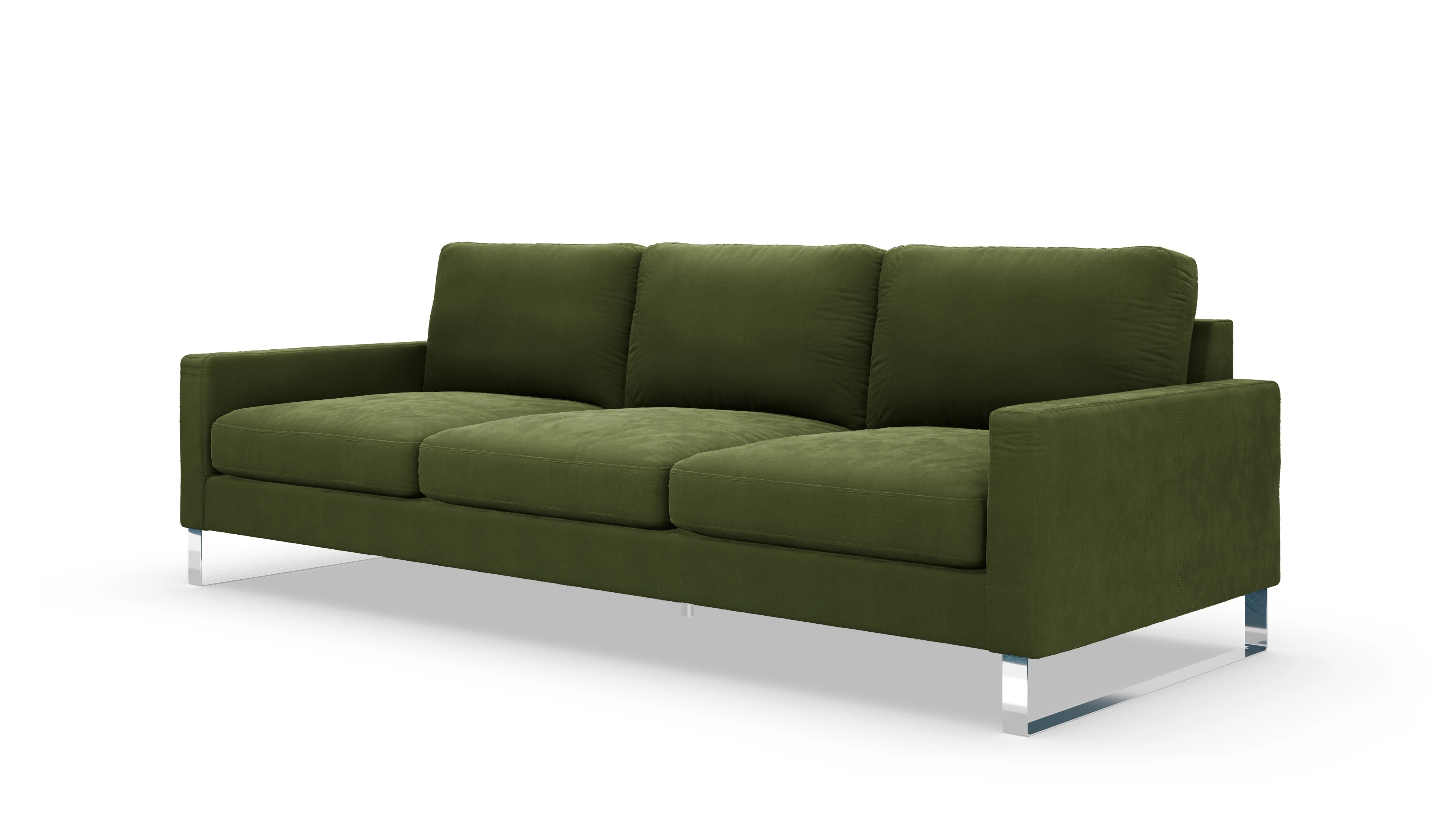 Cespon Stoffsofa Ansicht des Produktes Cespon 4,5-Sitzer in Samt grün