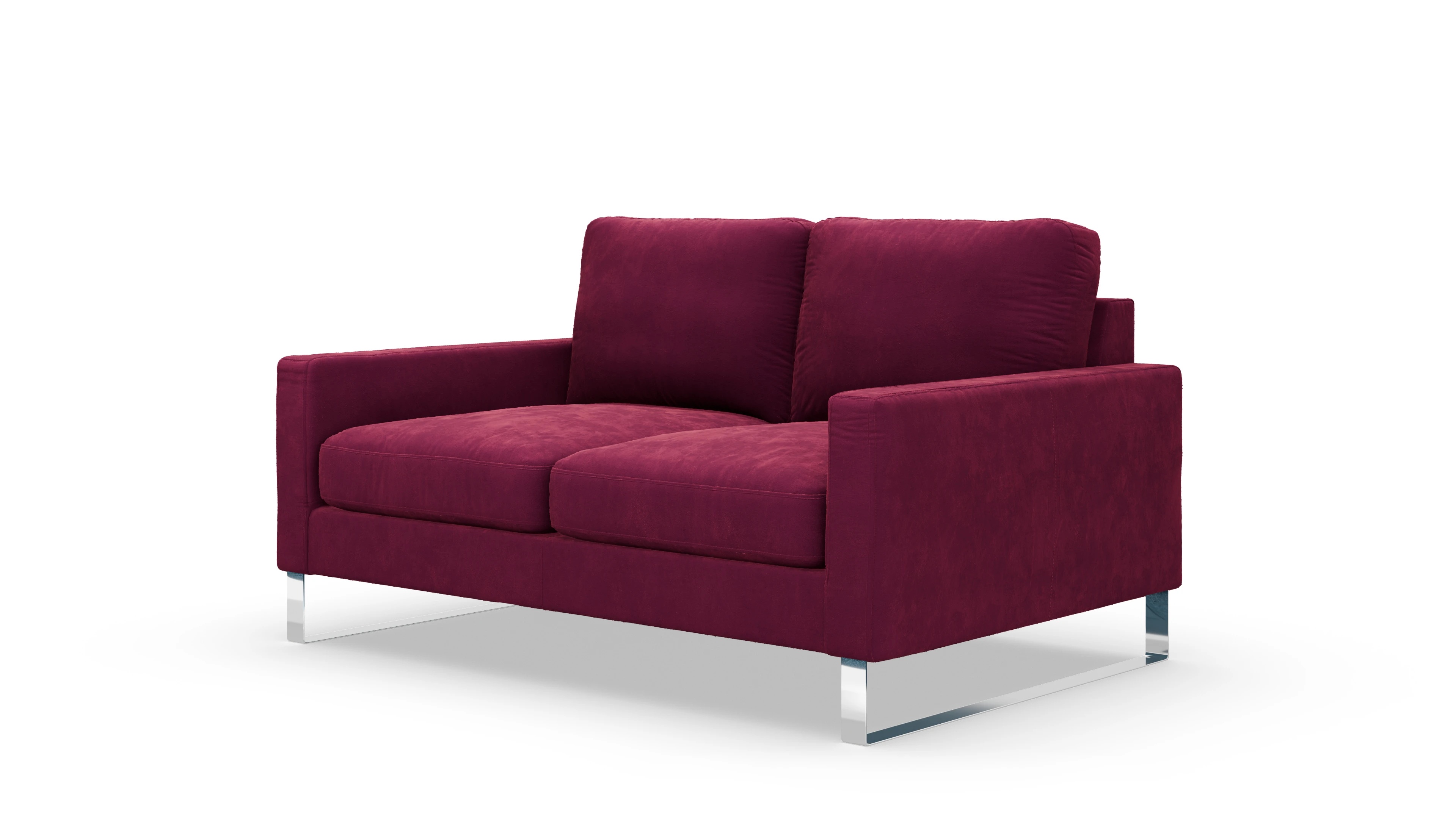 Cespon Stoffsofa Ansicht des Produktes Cespon 2-Sitzer in Samt rot