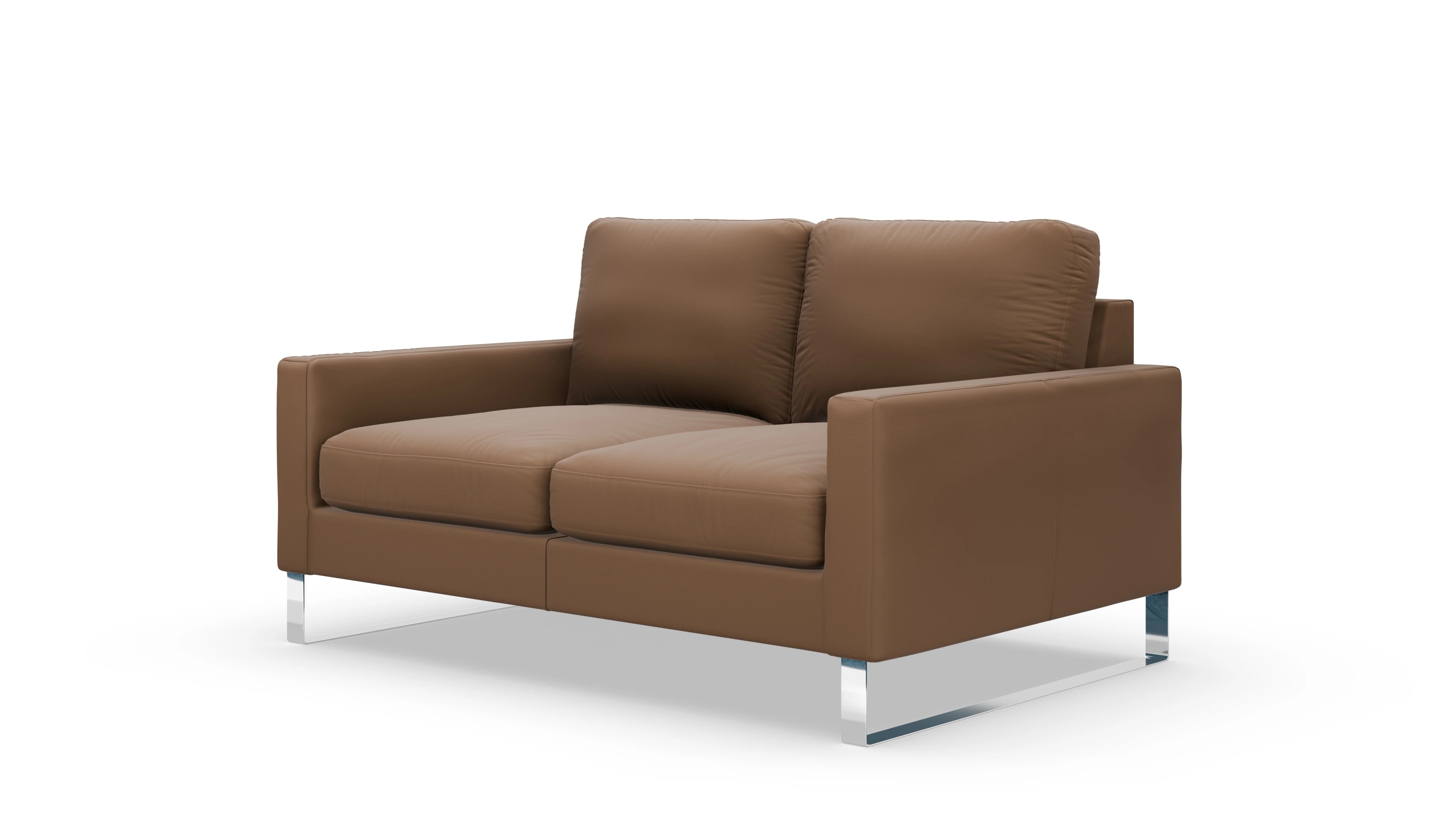 Cespon Ledersofa Ansicht des Produktes Cespon 2-Sitzer in Leder braun